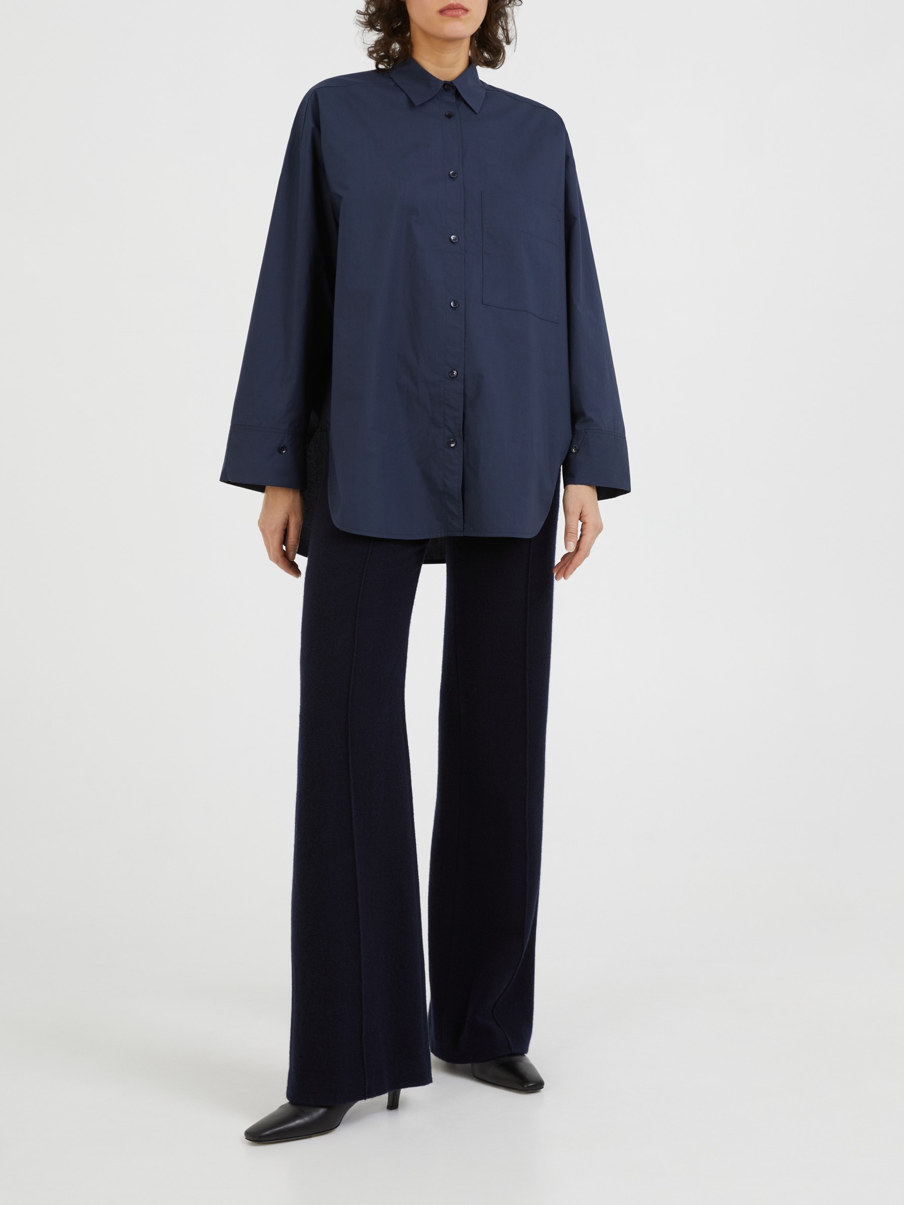 BY MALENE BIRGER Shirt Derris Navy Blue Shirts