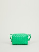 BOTTEGA VENETA Loop 666683 Parakeet Intrecciato Shoulder Bag Near