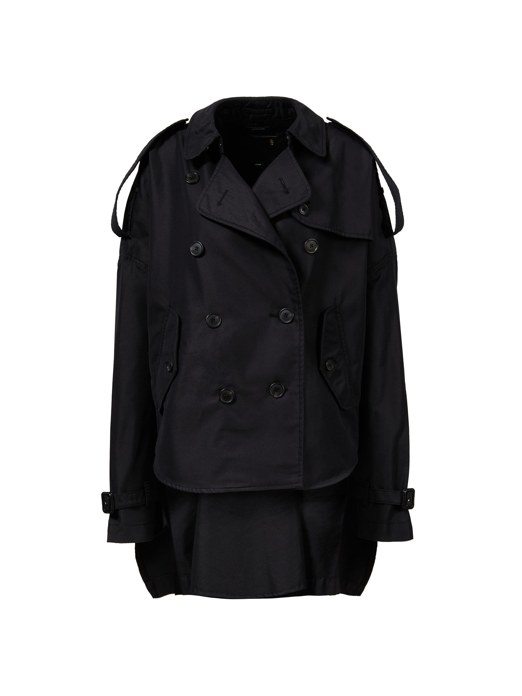 R13 Trench coat Tuck In Black Jackets and coats