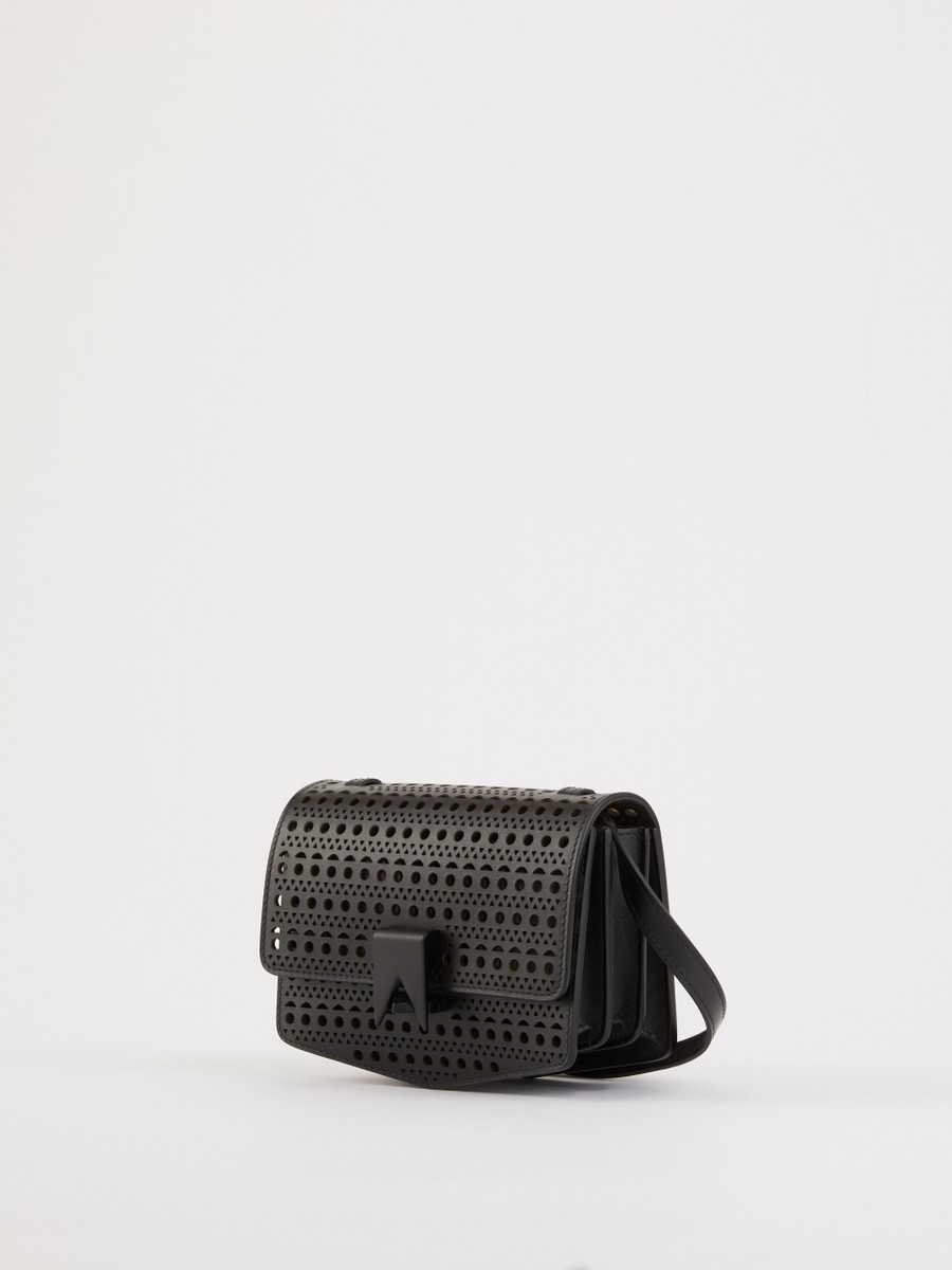 ALAÏA Women's Black Le Papa Small Bag In Calfskin