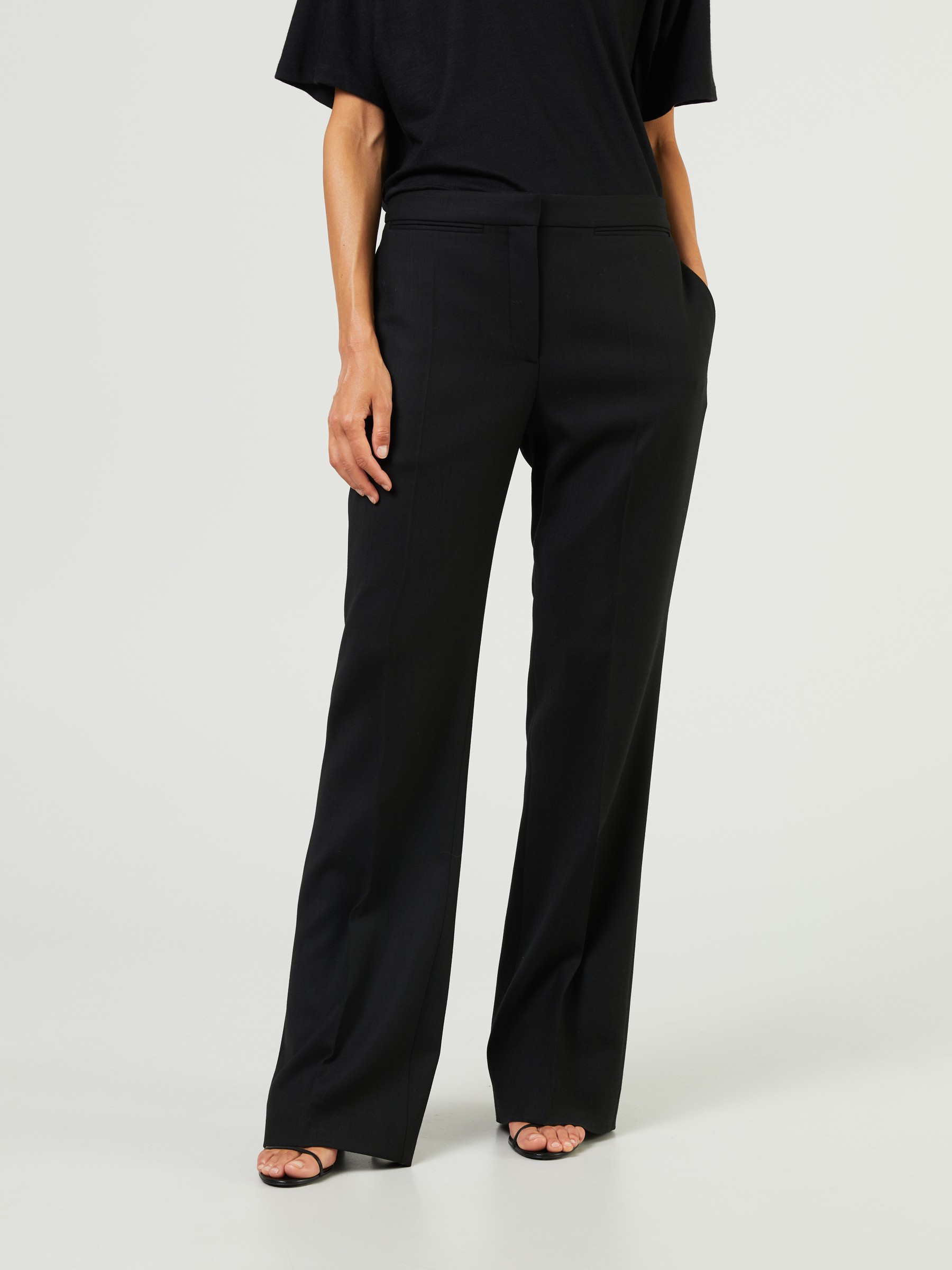 The Row Pants Pavot Black Pants