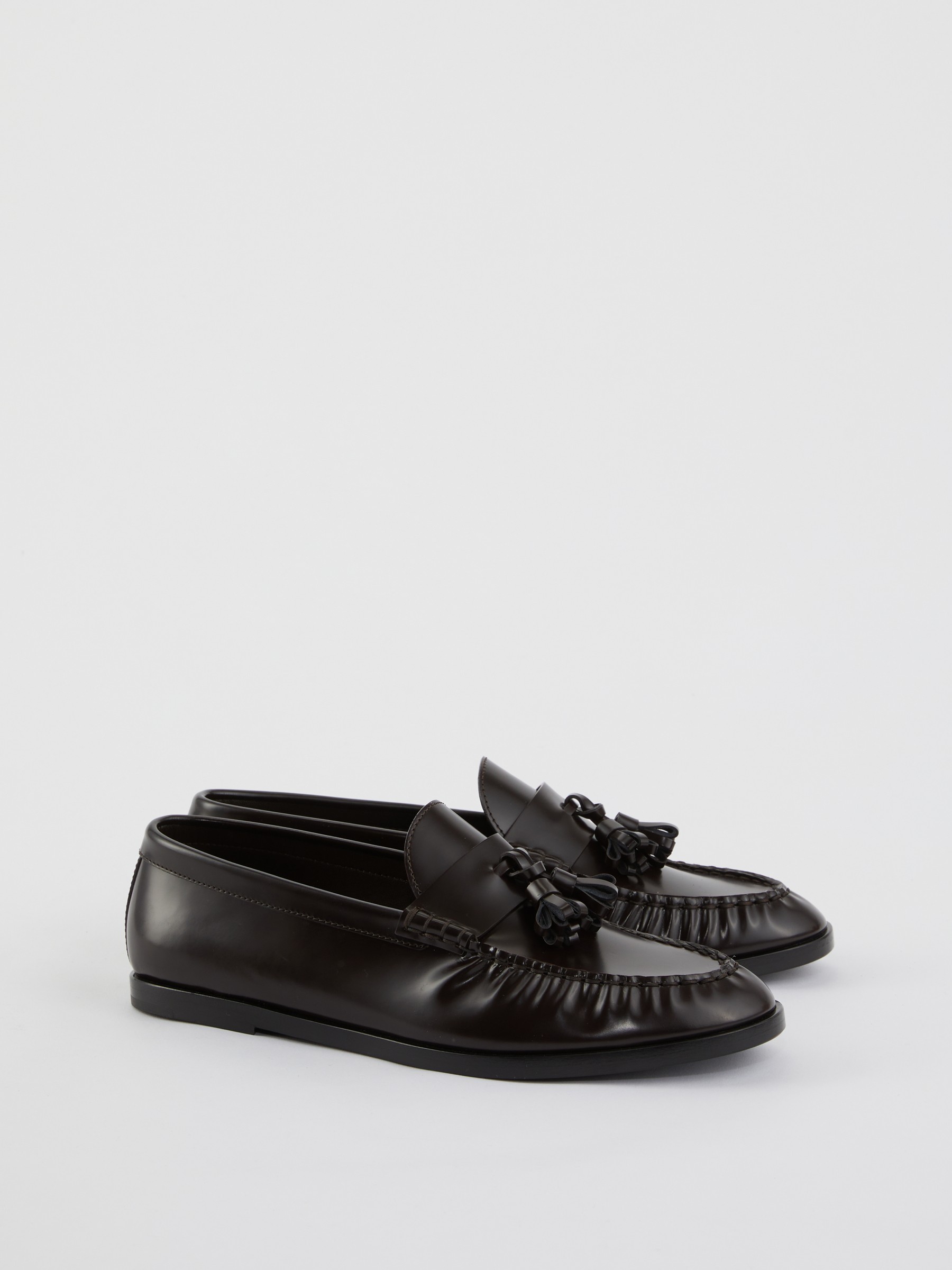 The Row Leather loafer brown The Row