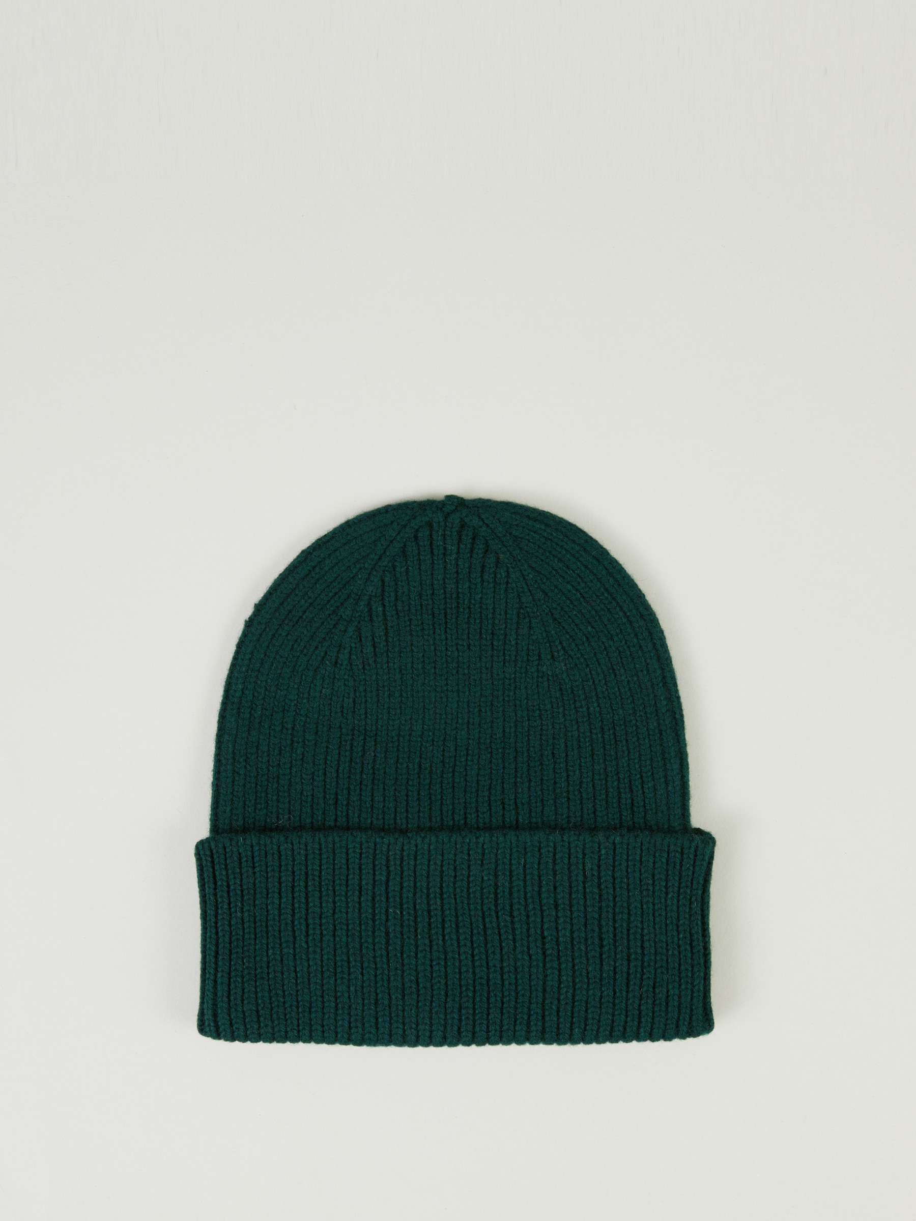 Dunkelgrün Hüte und Mützen Merinowoll-Mütze Standard | Colorful