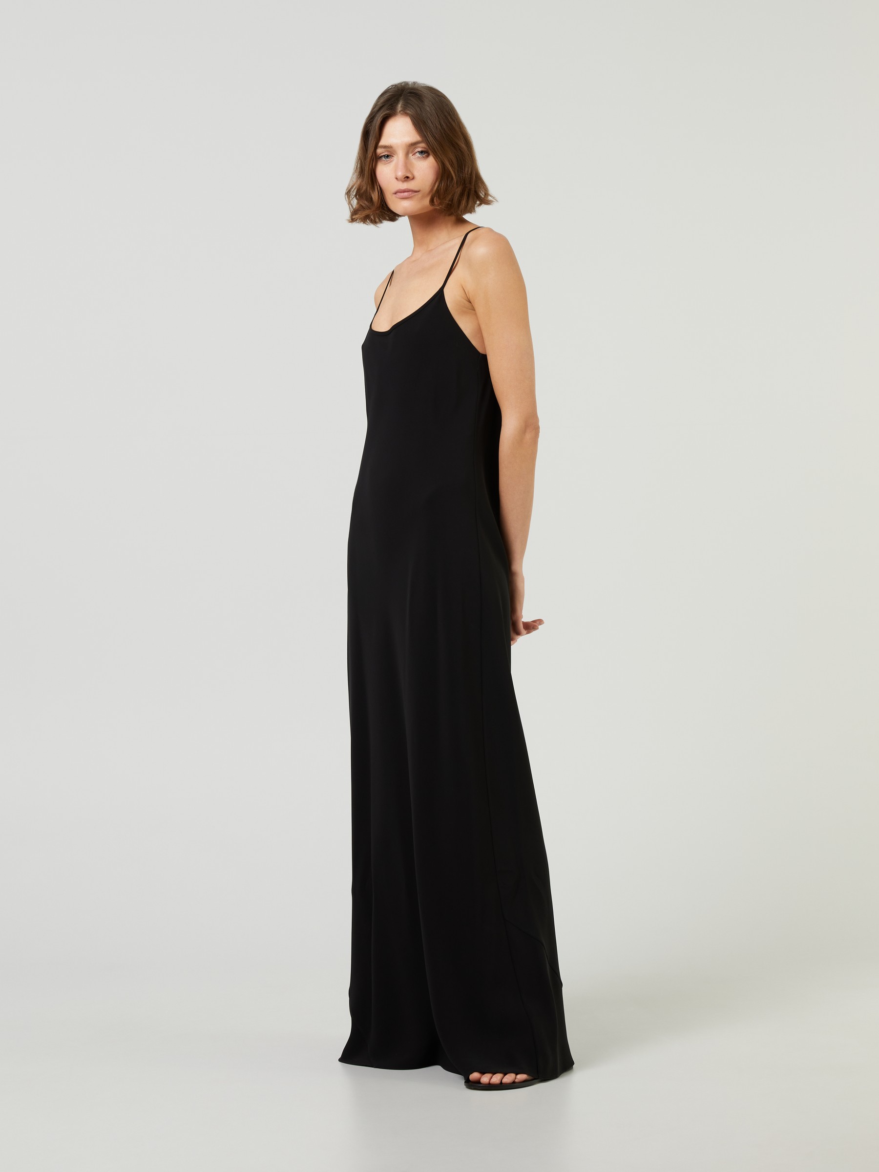 The Row Silk Dress Bantelle Black Summer Dresses