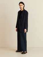 The Row Silk pants Andres Navy Blue Pants