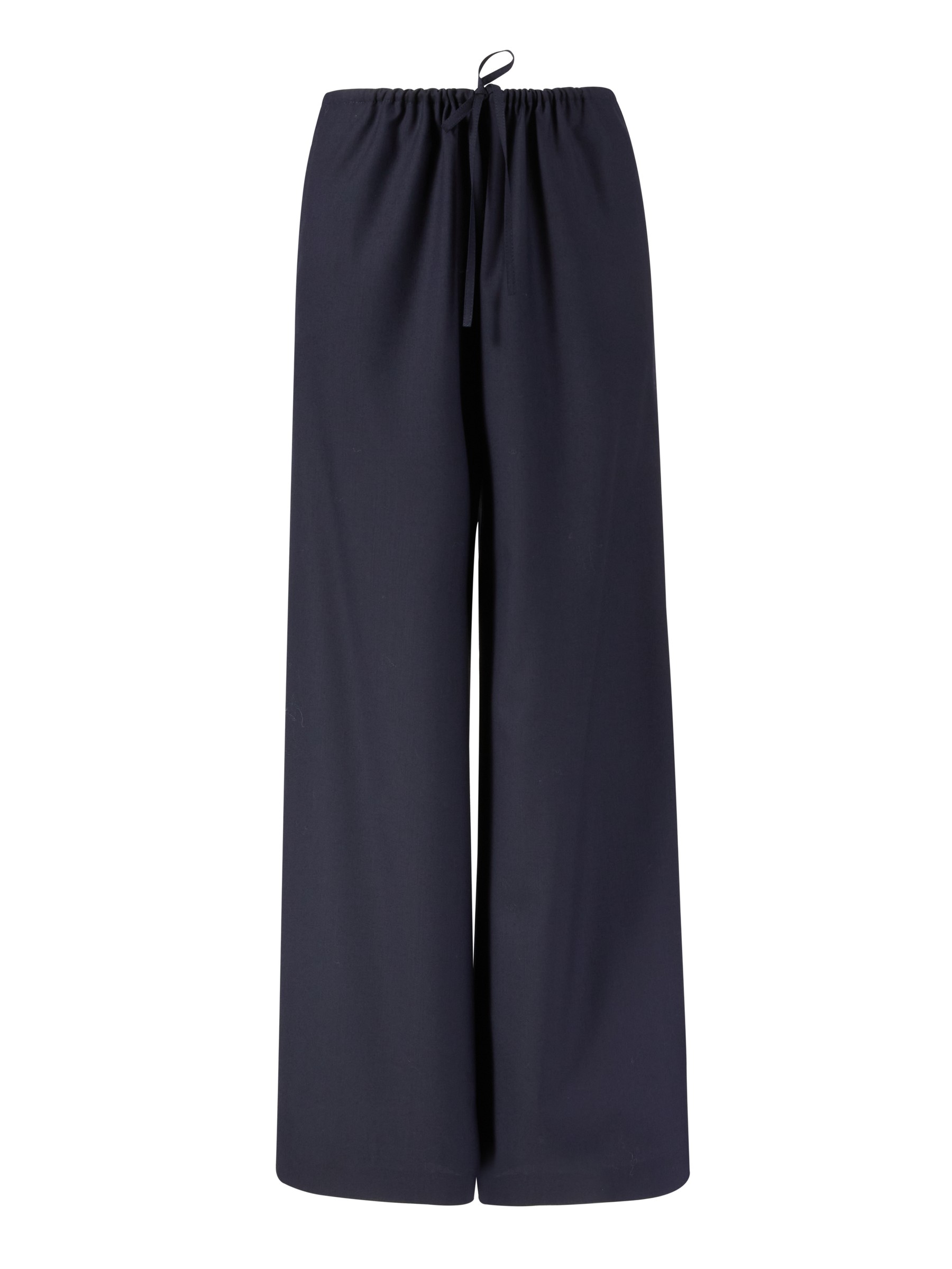 The Row Fabric Pants Barrie Navy Blue Slacks