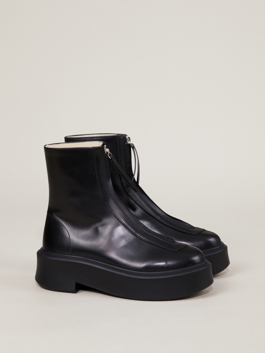 The Row Ankle boots with zipper Black Ankelst vler