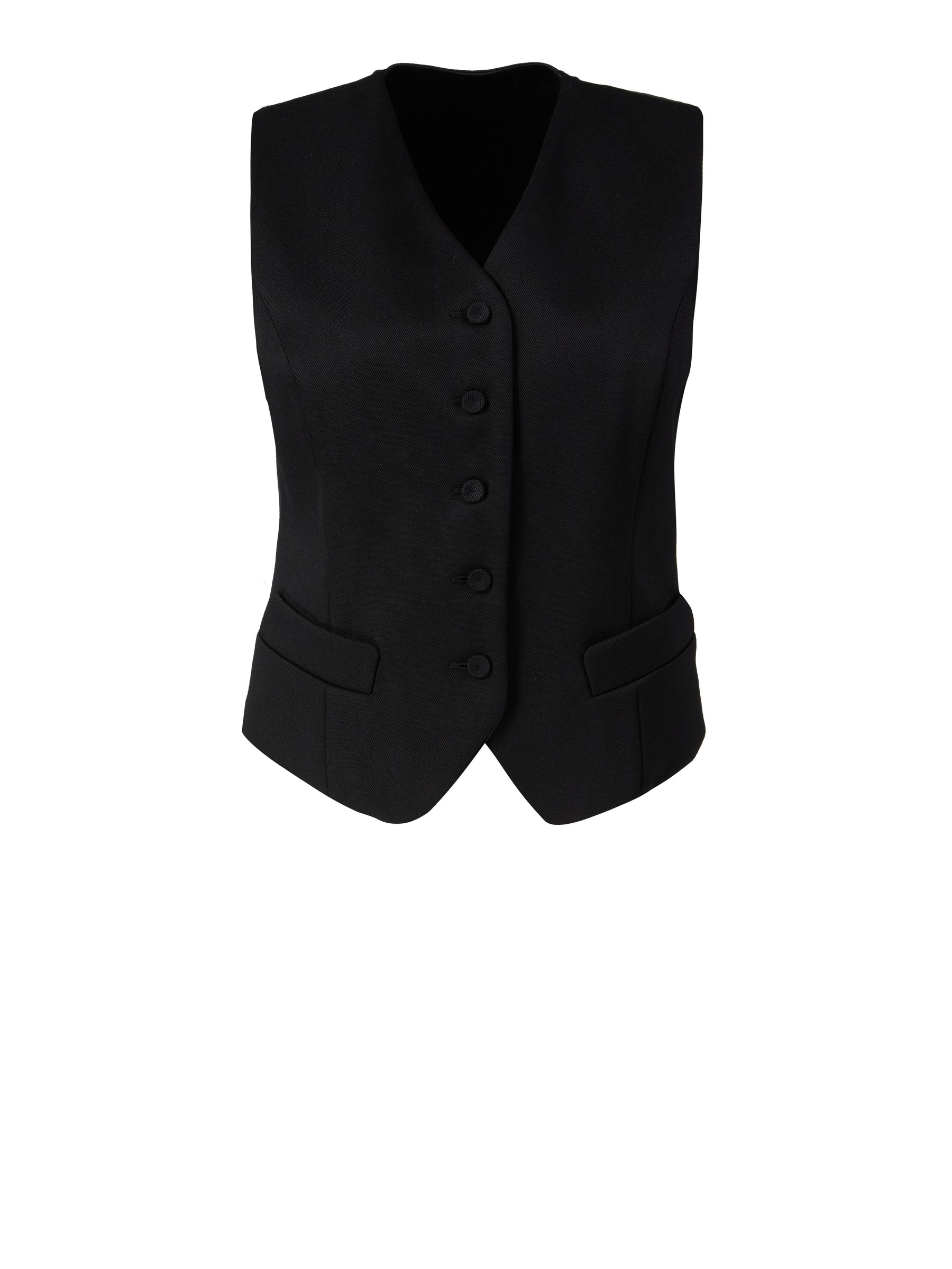 Gabriela Hearst Wool Silk Vest 'Coleridge' Red