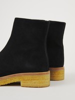 The Row Suede Boris Boots Black Chelsea Ankle Boots