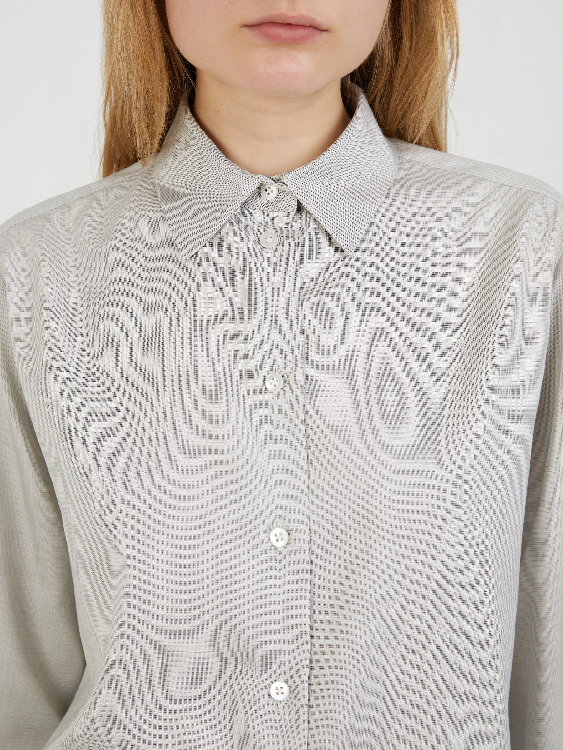 The Row Silk shirt Sisilia Grey The Row