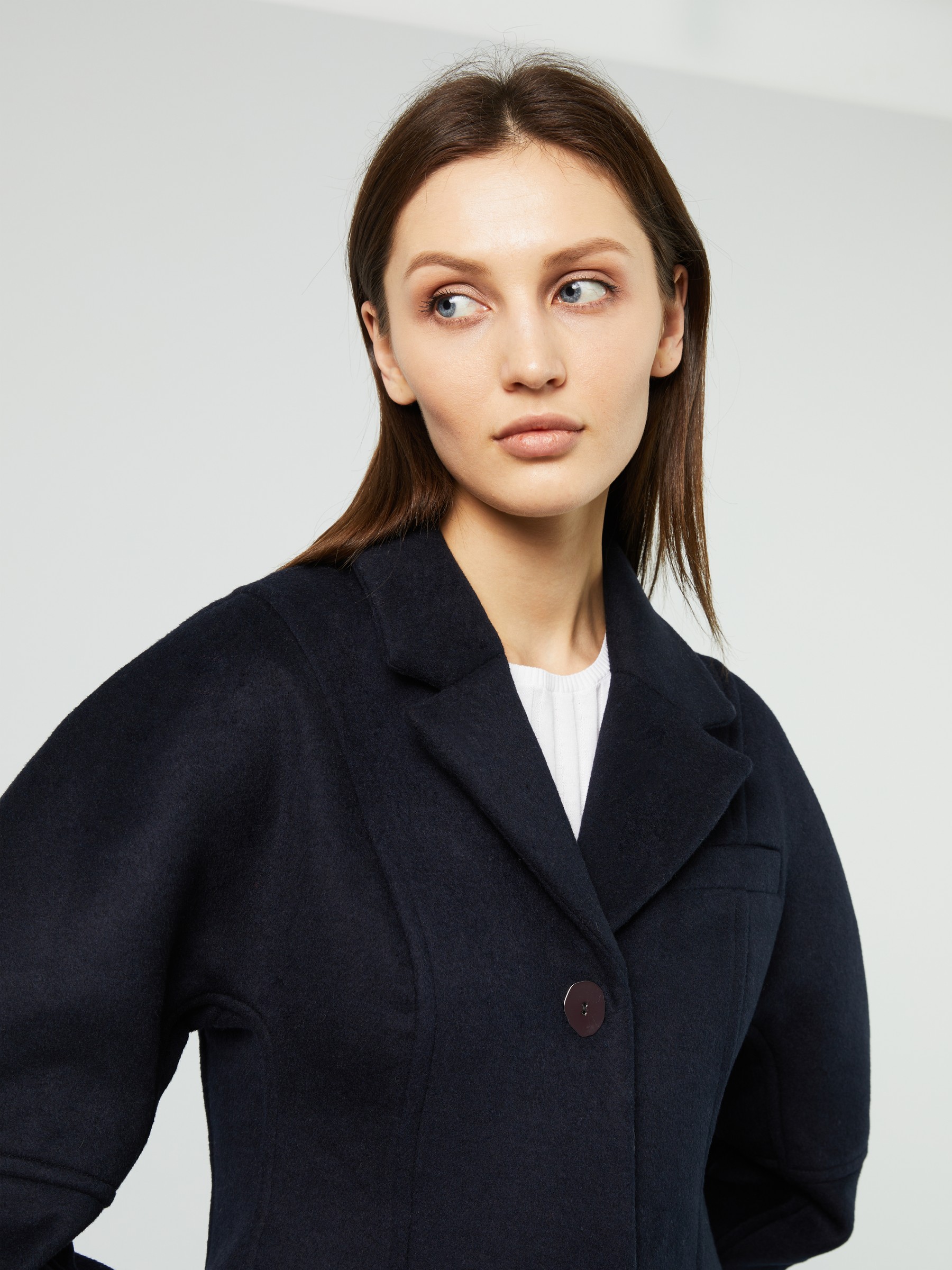 navy wool coats