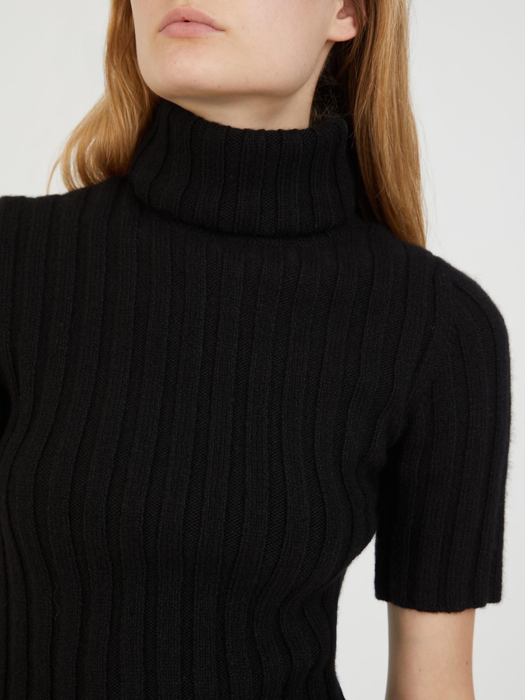 The Row Cashmere Sweater Depinal Black Cashmere Knits