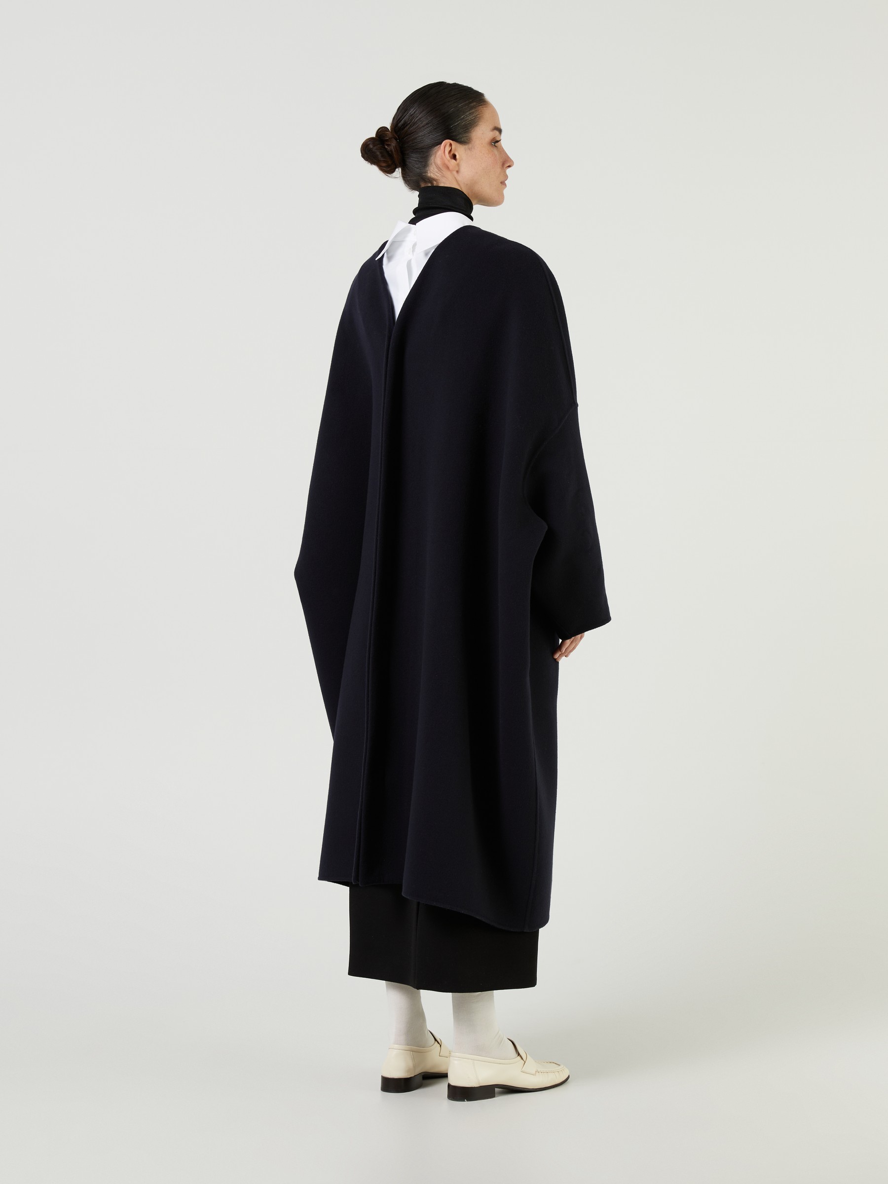 The Row Cashmere dress Jaubert navy blue Midi Dresses