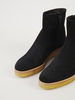 The Row Suede Boris Boots Black Chelsea Ankle Boots