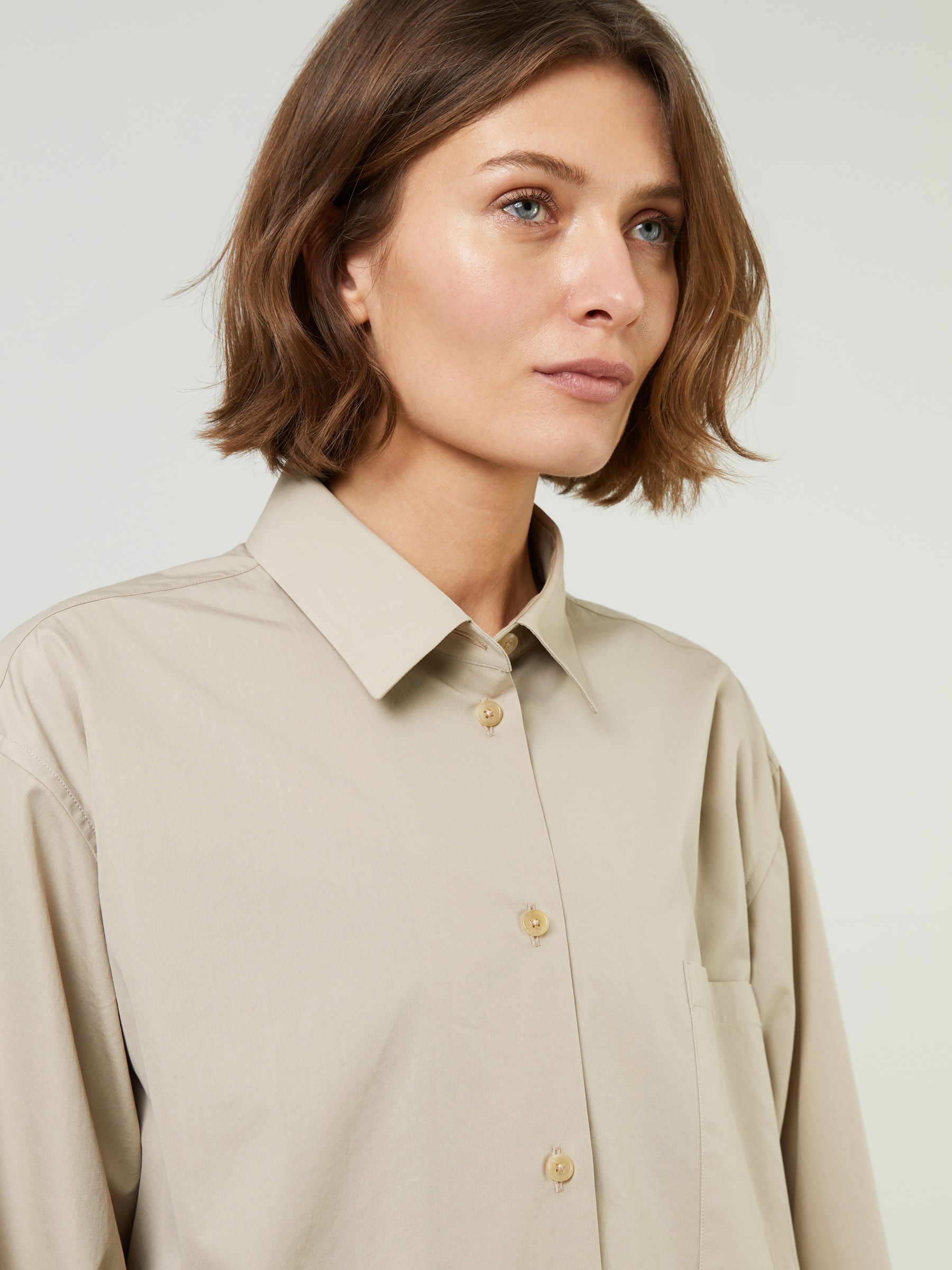 The Row Cotton shirt Brant Beige The Row