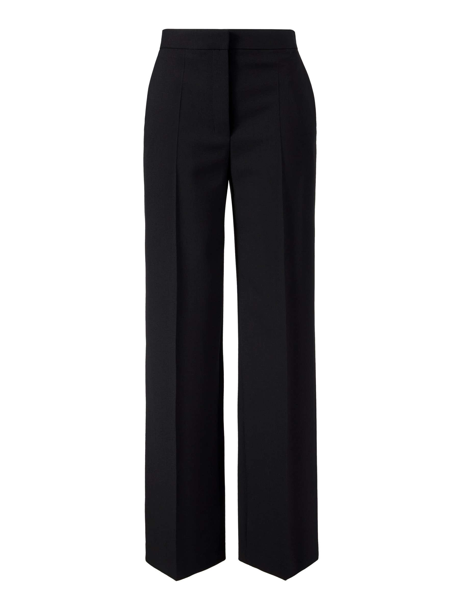 The Row Wool Trousers Delton Black Slacks