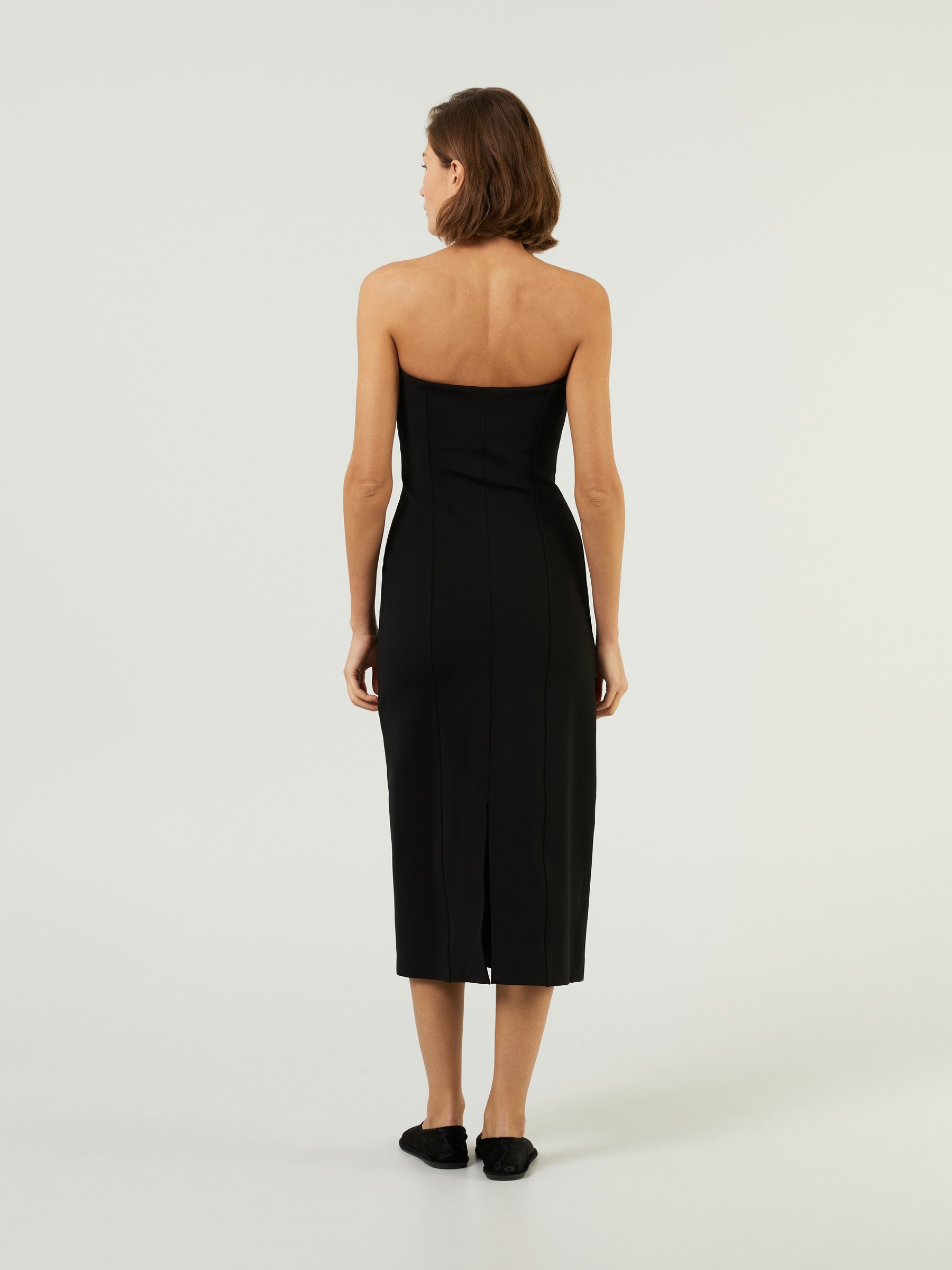 The Row Midi dress Melonia Black Midi Dresses