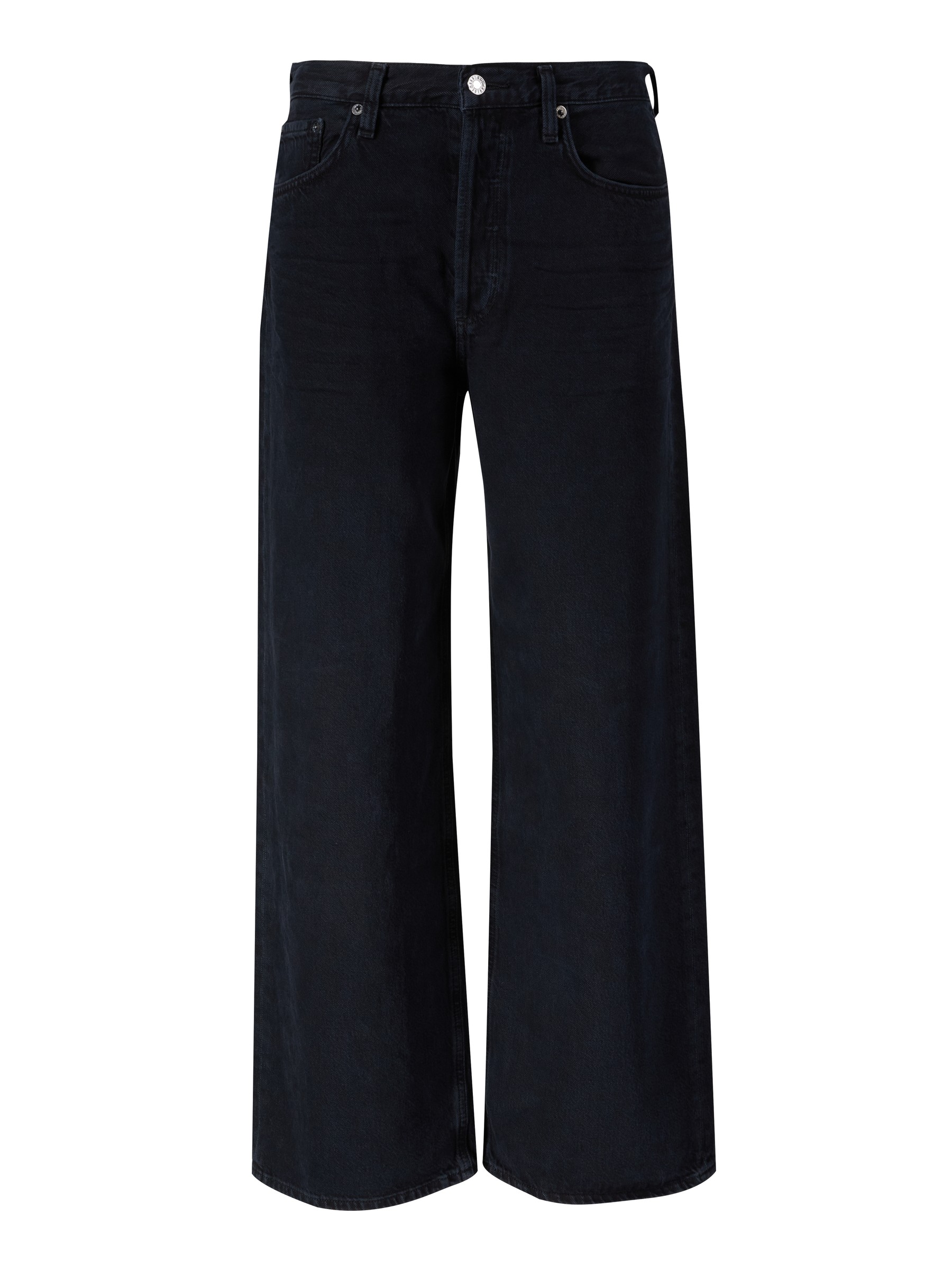 AGOLDE Wide Leg Jeans Low Slung Baggy Black AGOLDE