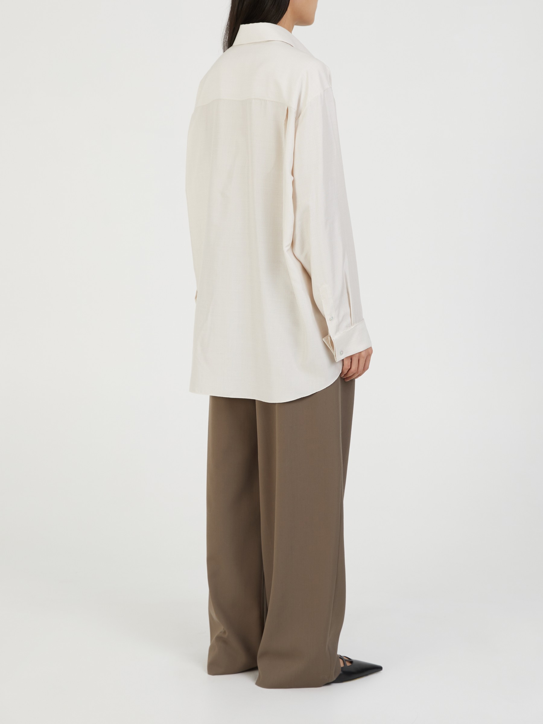 The Row Seiden shirt Nomoon Beige The Row