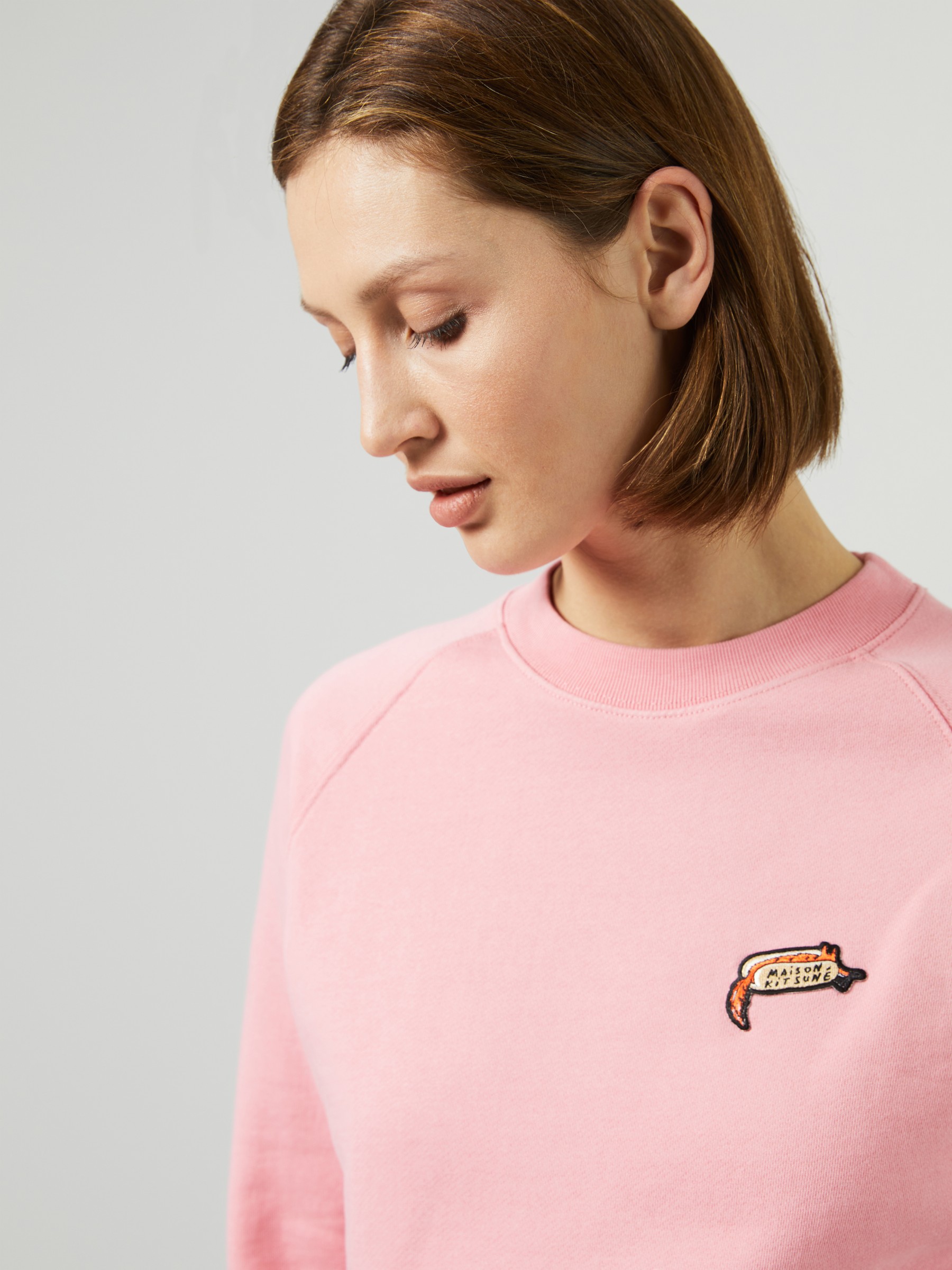 25％OFF】 Maison kitsune ピンク スウェット スウェット - retrace.ai