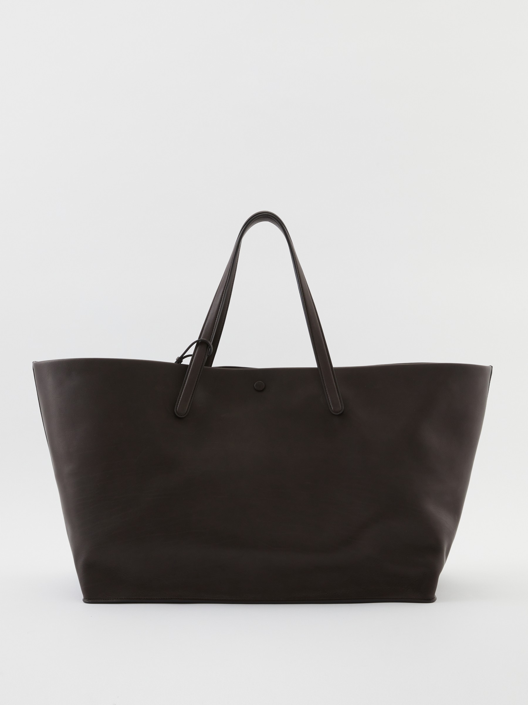 The Row Shopper XL Idaho Dark brown Shopper tasker