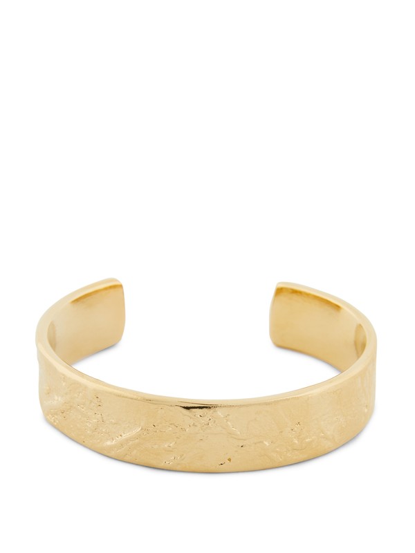 Yvonne Leon 9kt Yellow Gold jonc Coeur Lisse Bangle