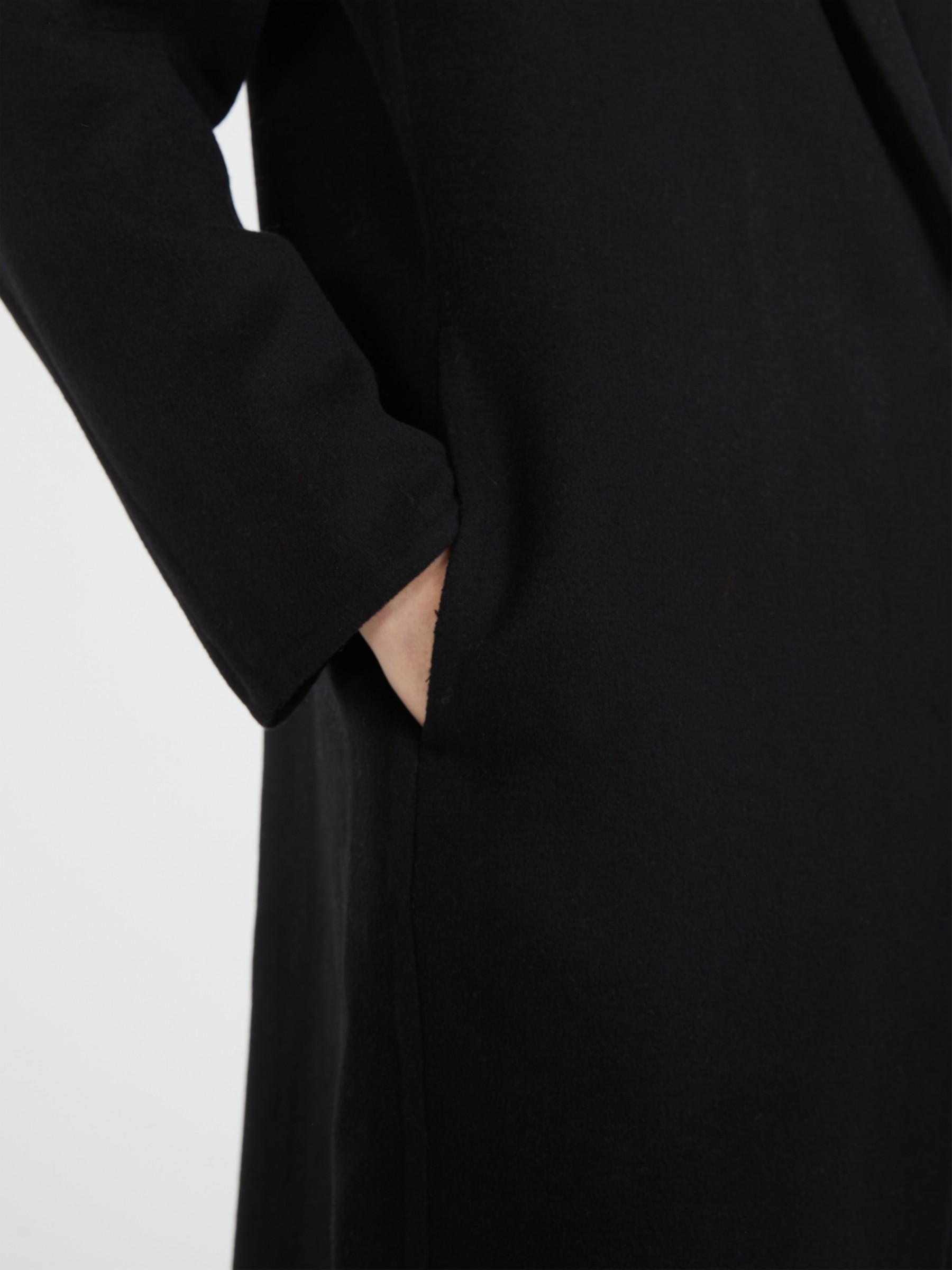 Vince Wool Coat Black  Woll- and Knitted Coats