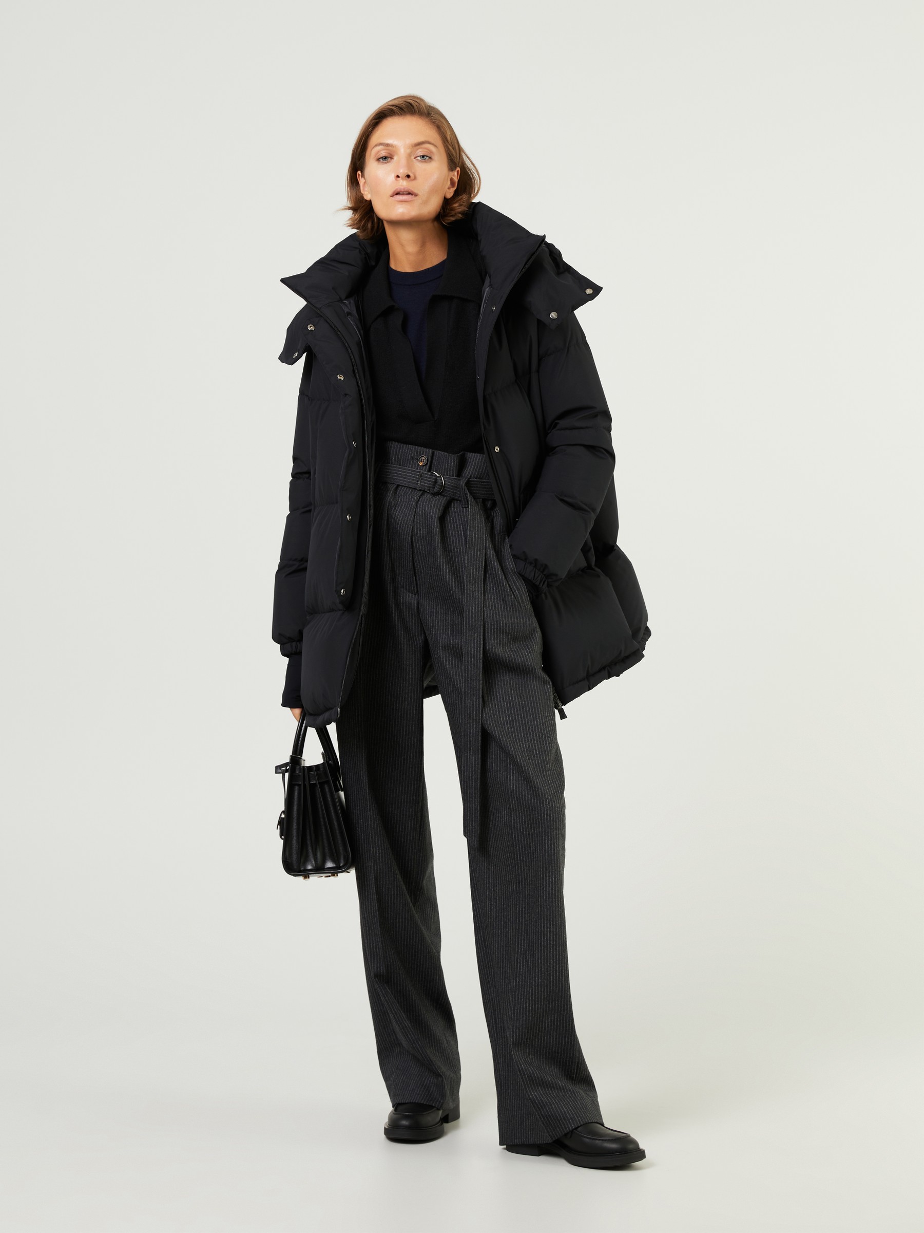 Acne down filled coat 2024 black