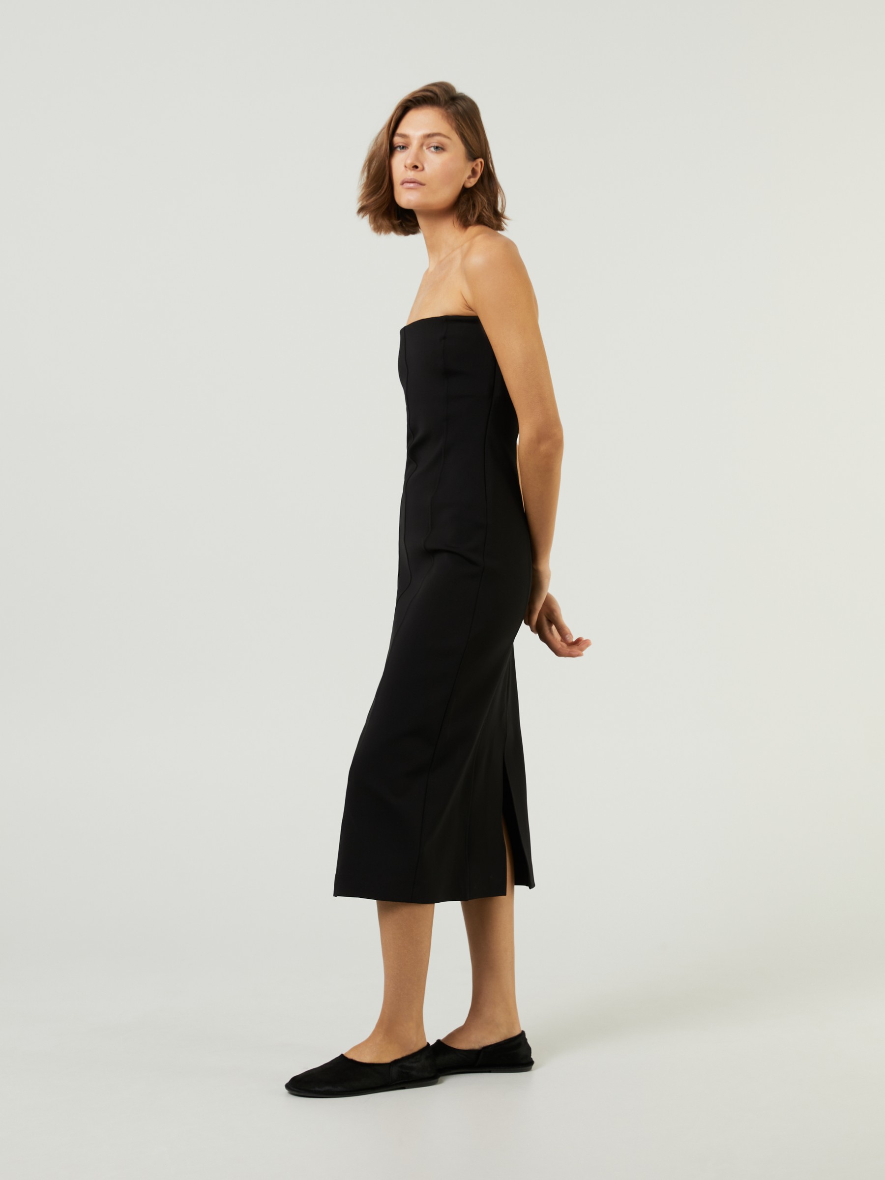 The Row Midi dress Melonia Black Midi Dresses