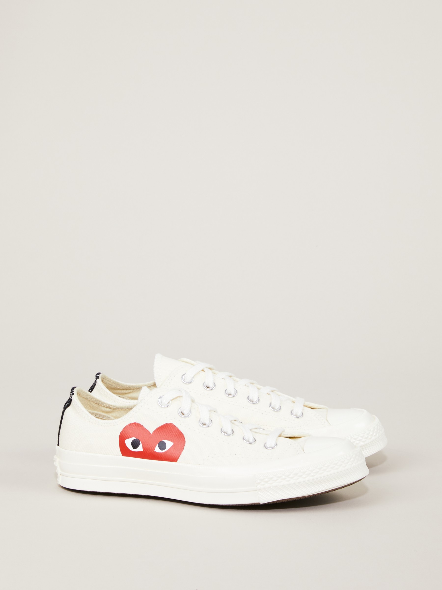 Comme Garcons Sneakers 'Converse Chuck Low' White/Red | Sneakers