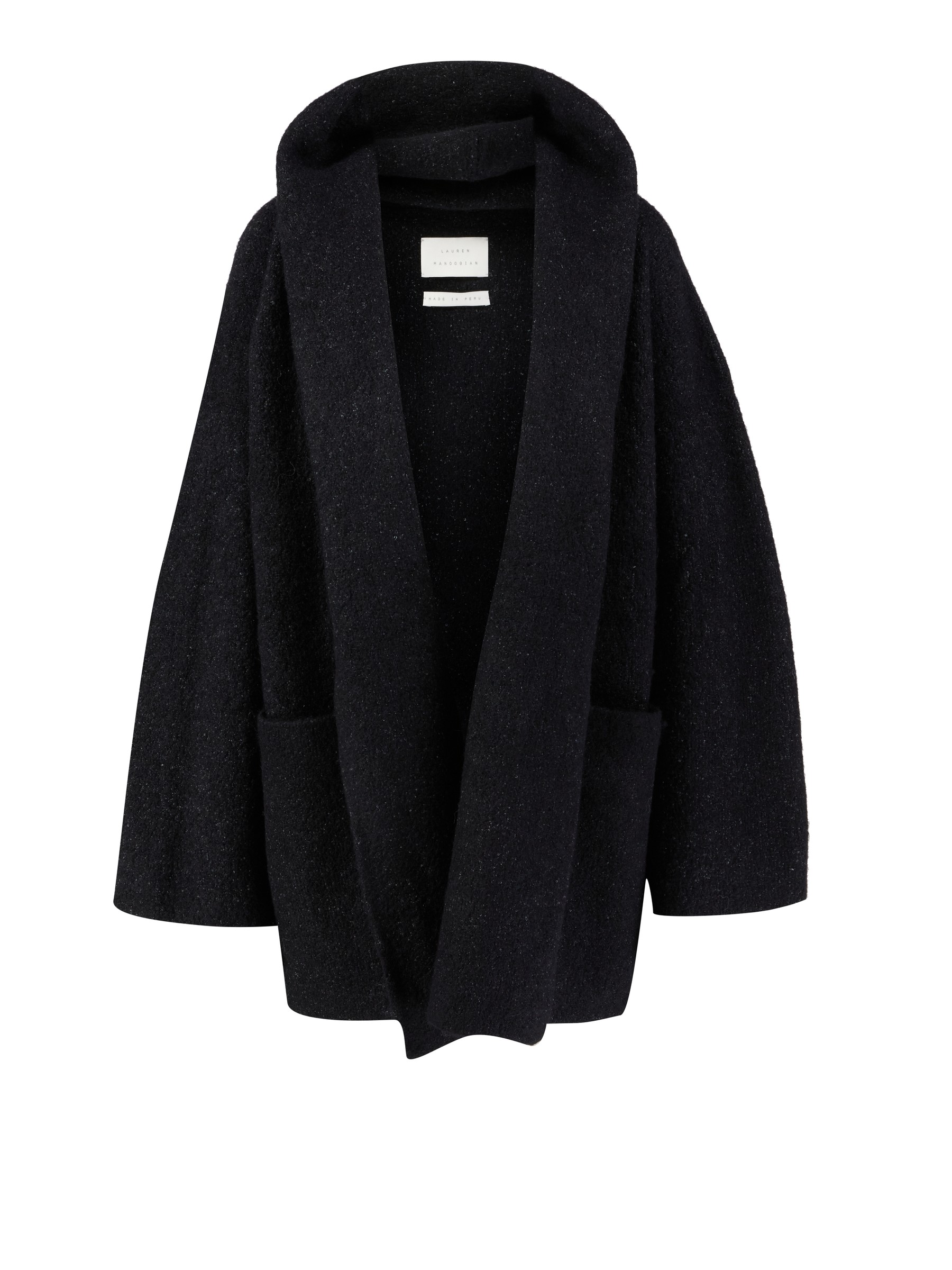 Lauren Manoogian Baby Alpaka Cardigan Schwarz Cardigans