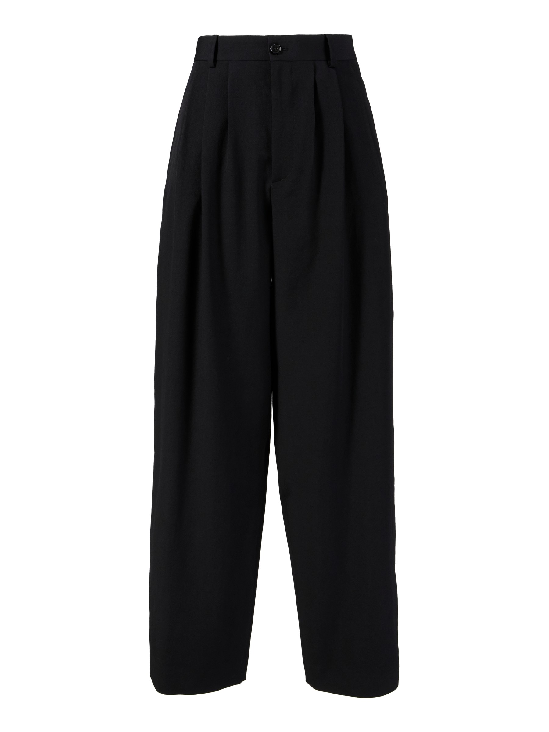 The Row Wool Pants Rufos Black Slacks