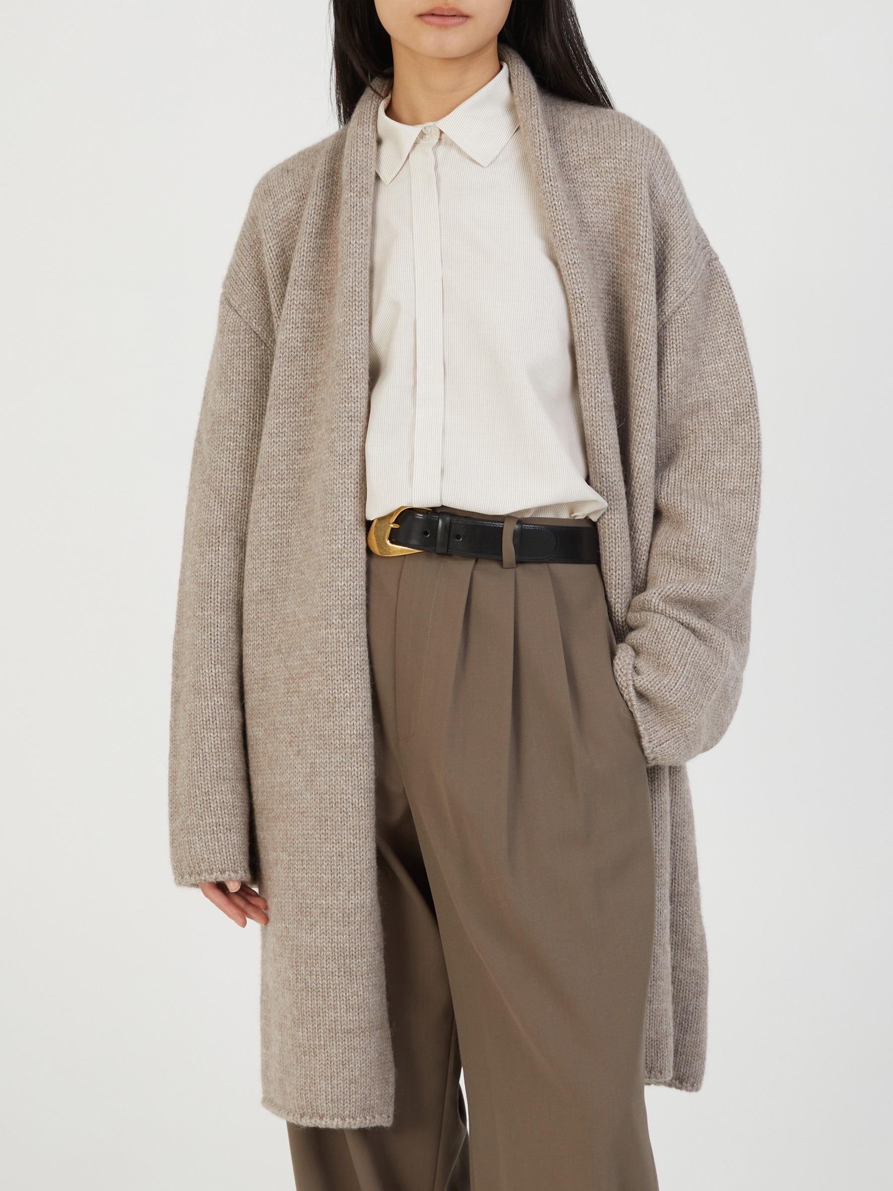 The Row Jacket Ernesto Cardigan Beige Cardigans