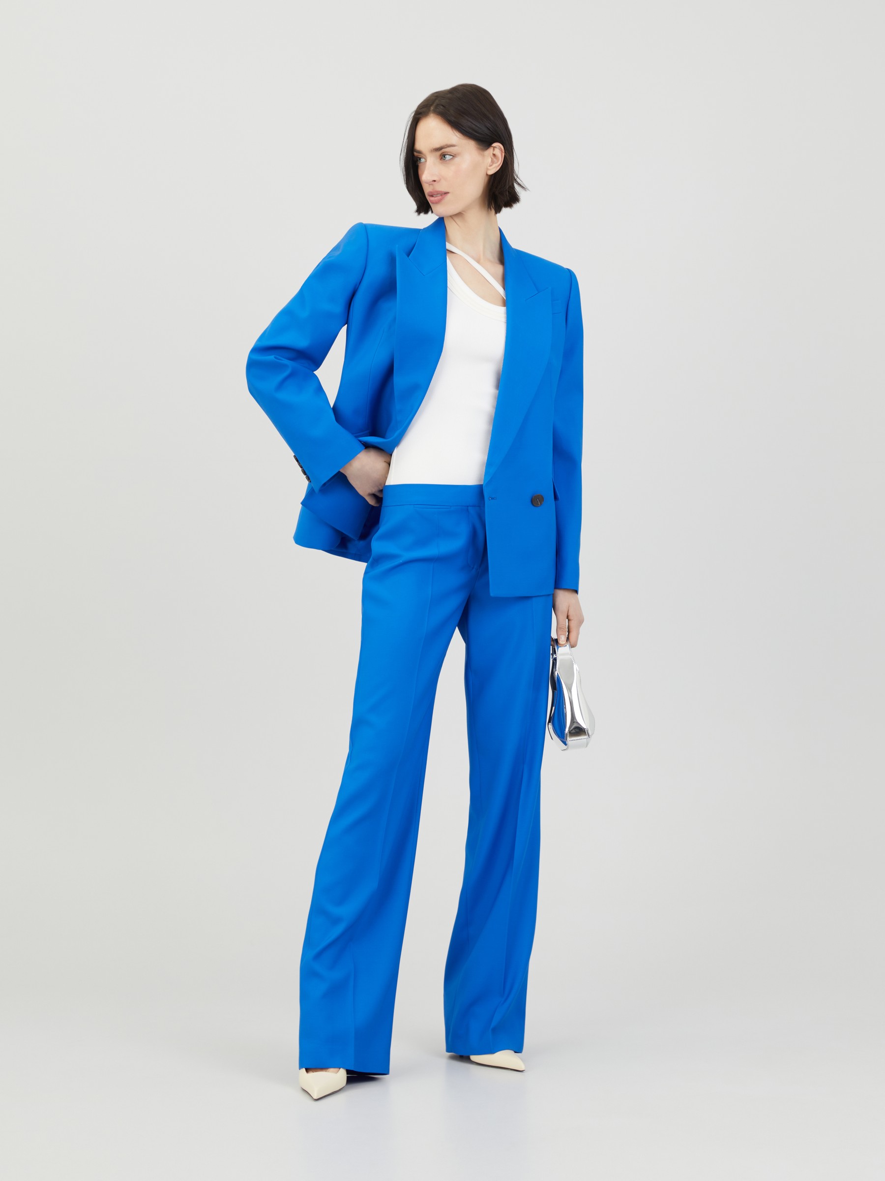 Mid blue clearance blazer