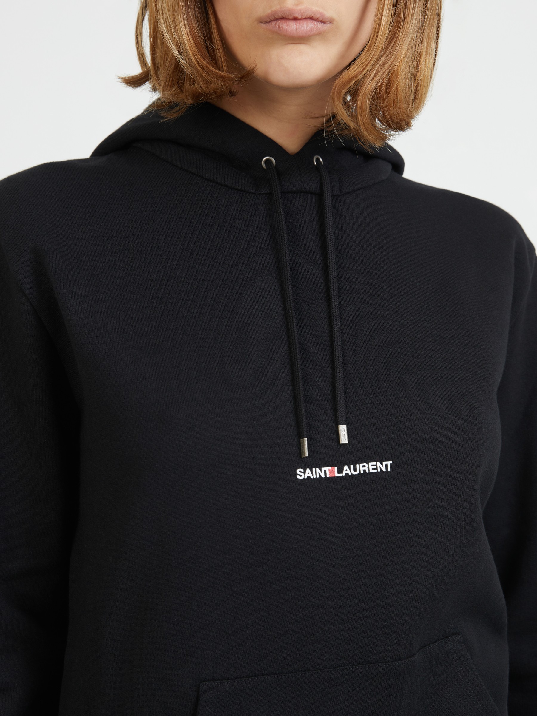 Black saint laurent on sale hoodie