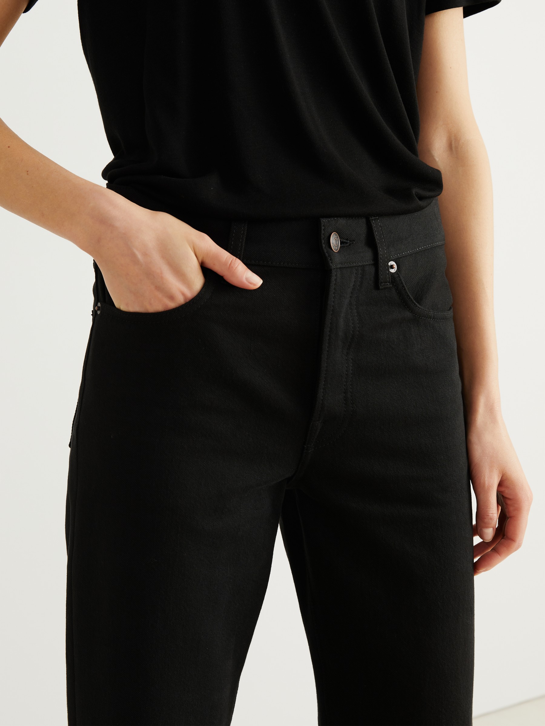 The Row Flared leg jeans Lesley in black The Row