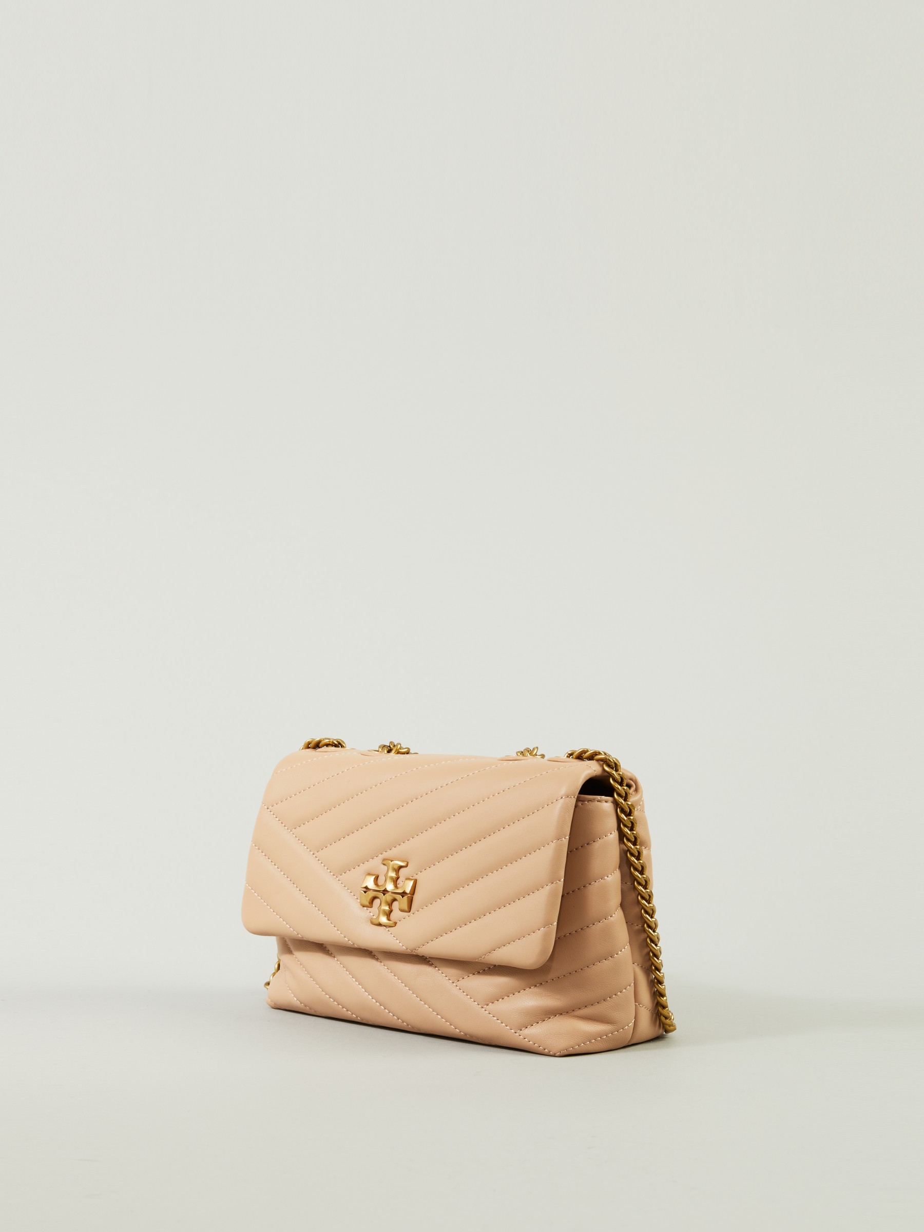 Tory Burch Shoulder bag 'Kira Chevron Small' Beige | Shoulder Bags