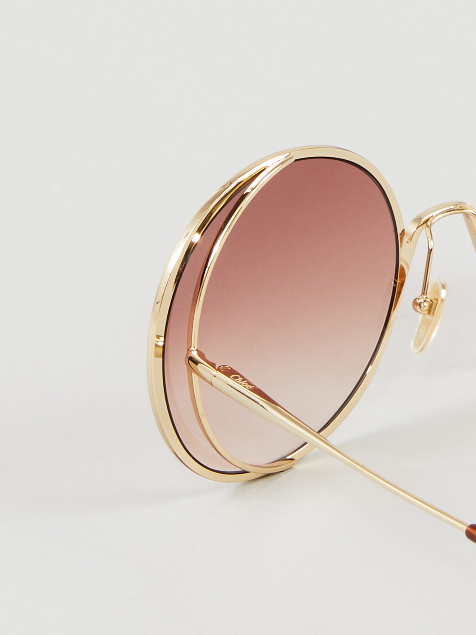 Loaded Tilsyneladende Meander Chloé Sunglasses 'Hanah' Rose/Gold | Solbriller