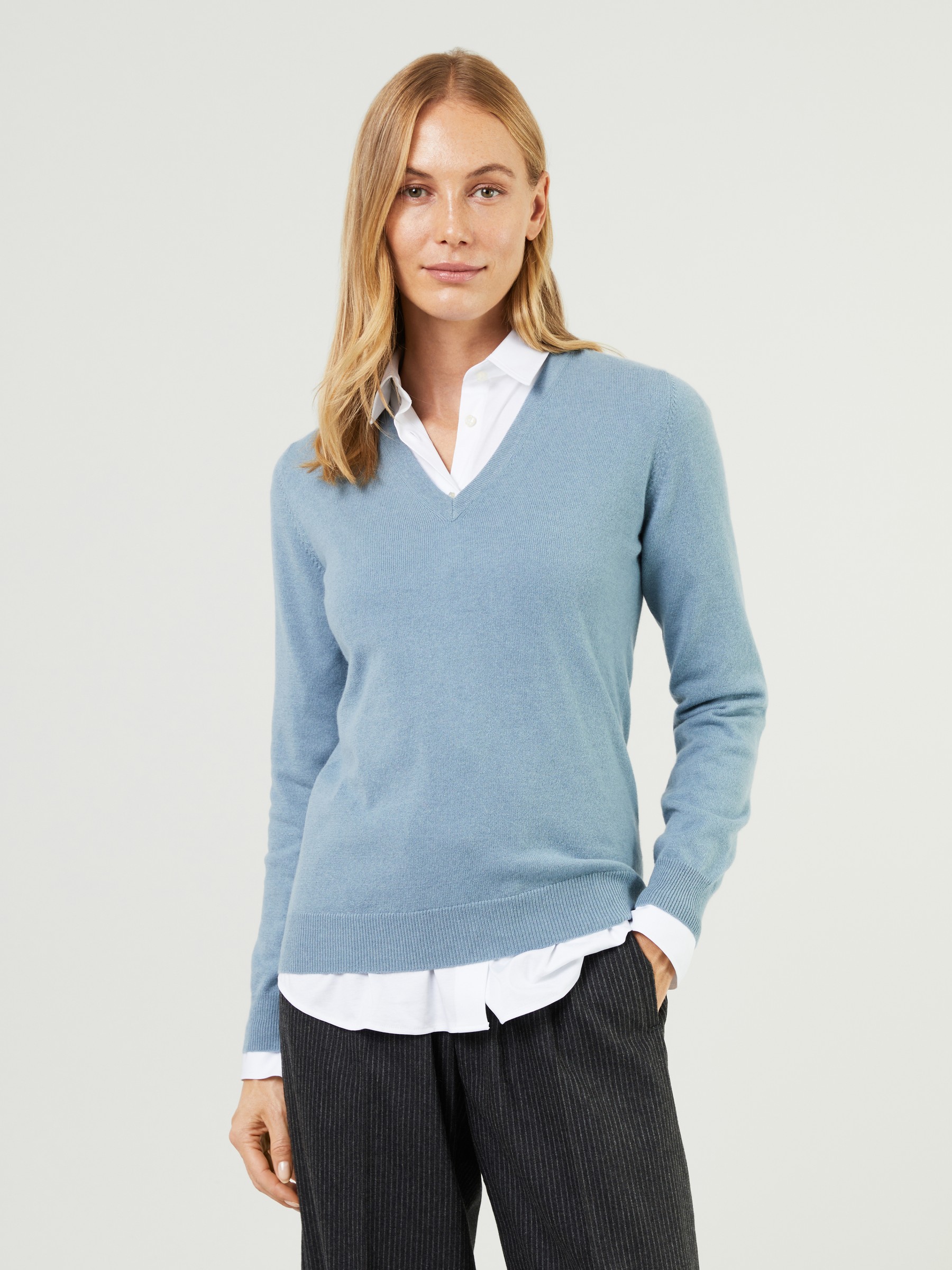 Damen Bekleidung Pullover und Strickwaren Pullover Brunello Cucinelli Pullover in Blau 
