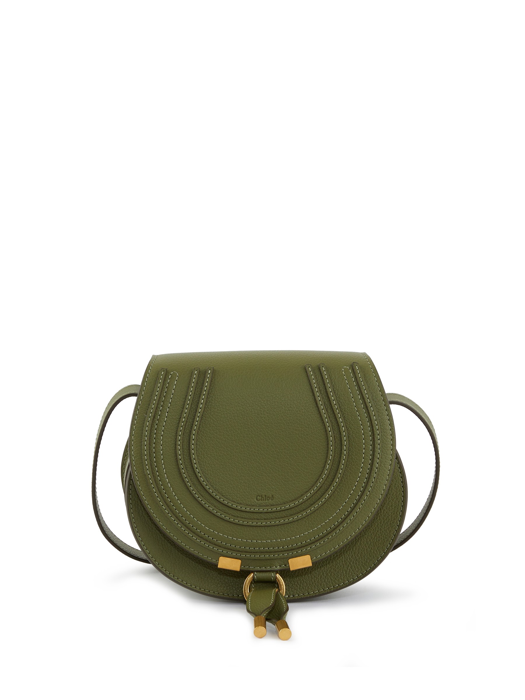 Chloé Women's Small Marcie Leather Satchel - Light Cactus