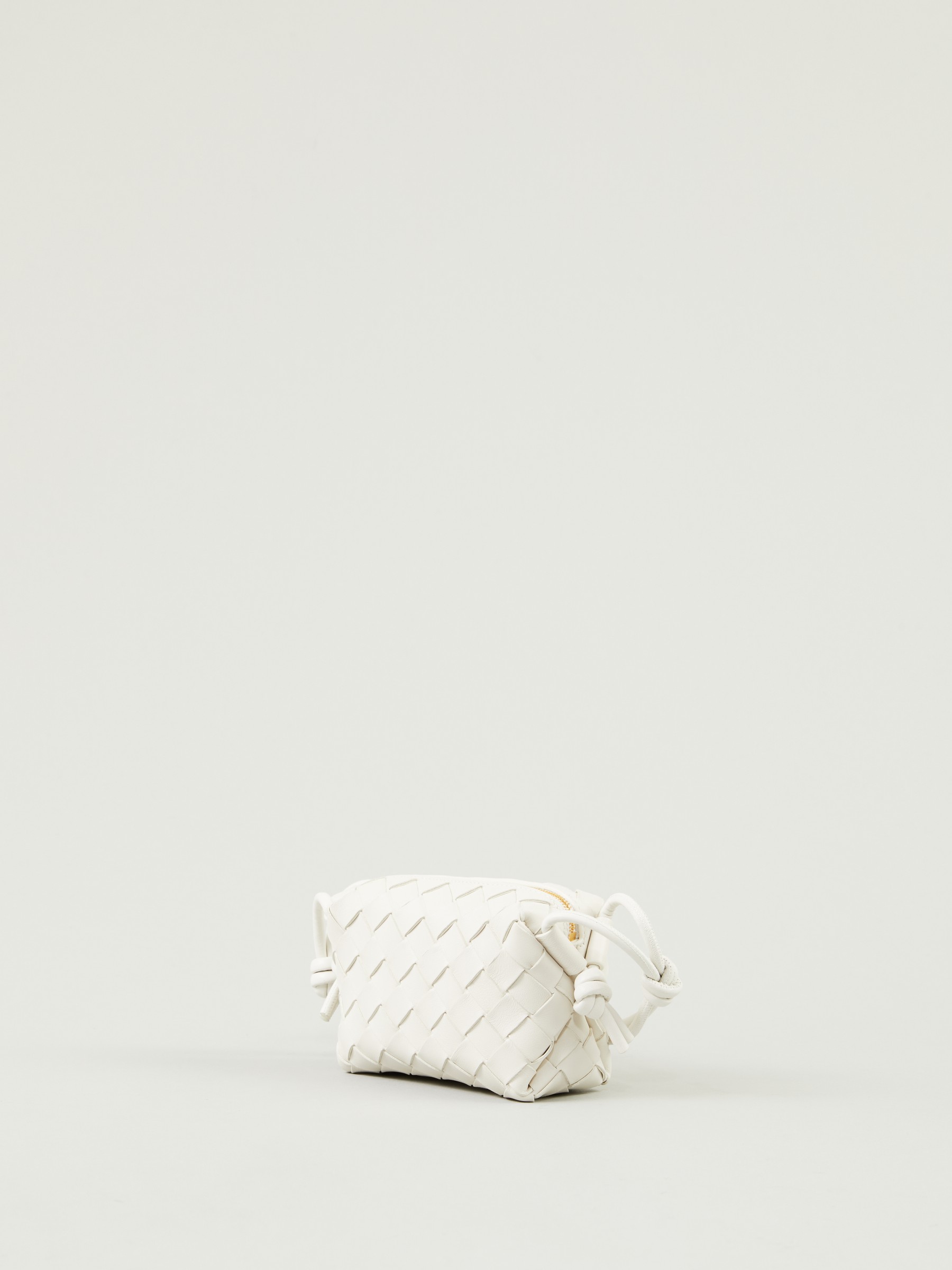 Bottega veneta white sales clutch