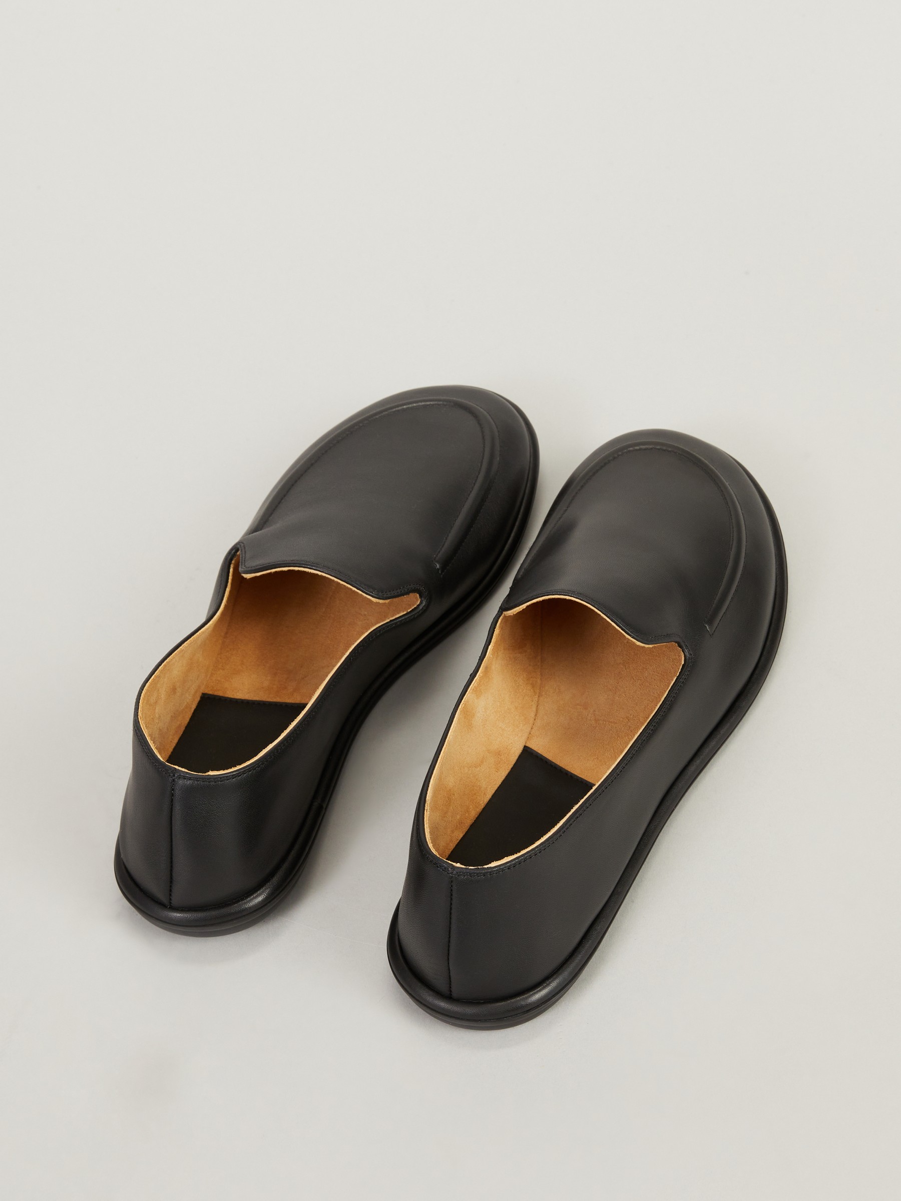 The Row Loafer Canal Schwarz The Row