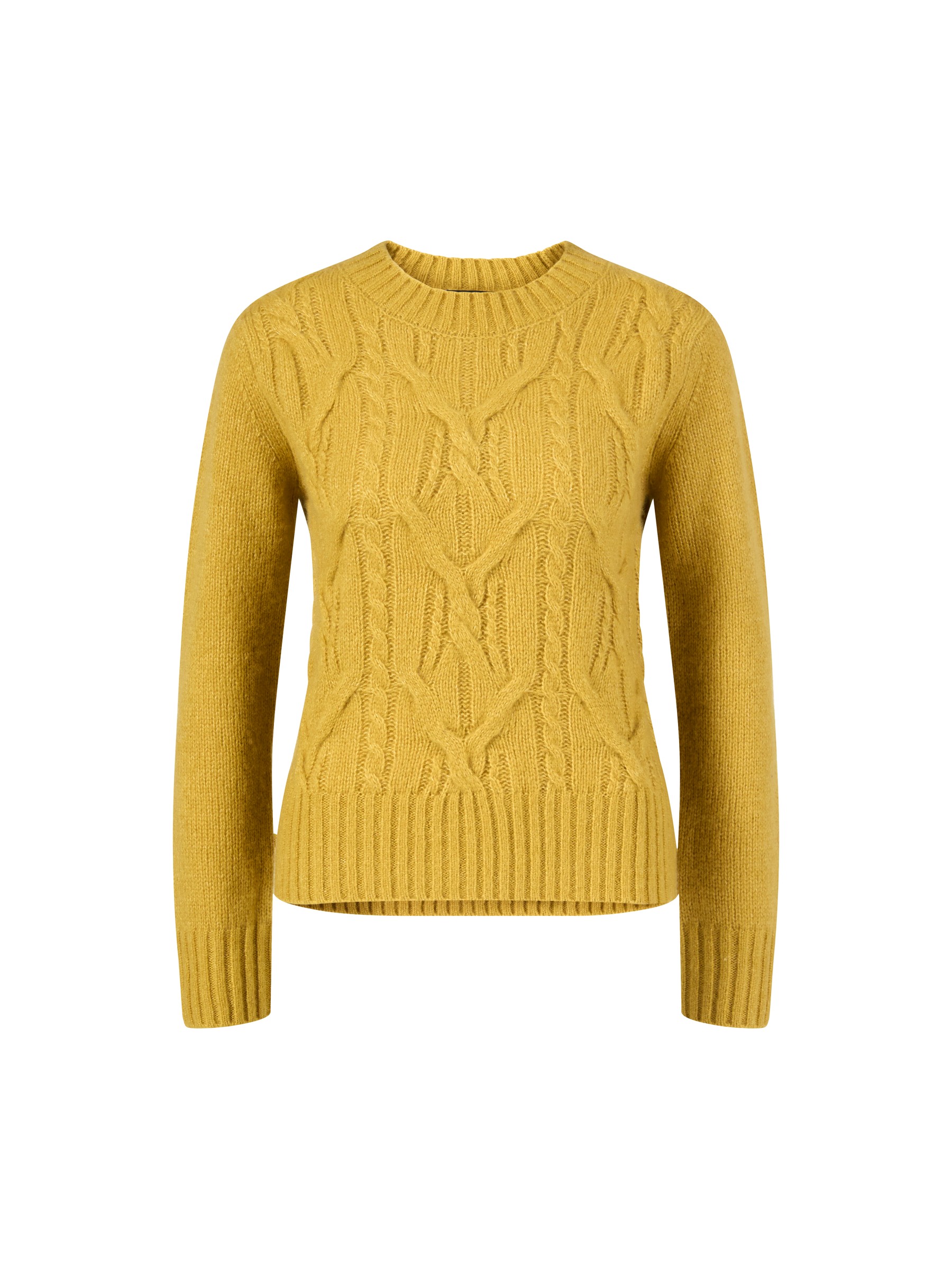 Iris Von Arnim Cashmere-Rundhalspullover Sage Gelb Damen Bekleidung Pullover und Strickwaren Ärmellose Pullover 