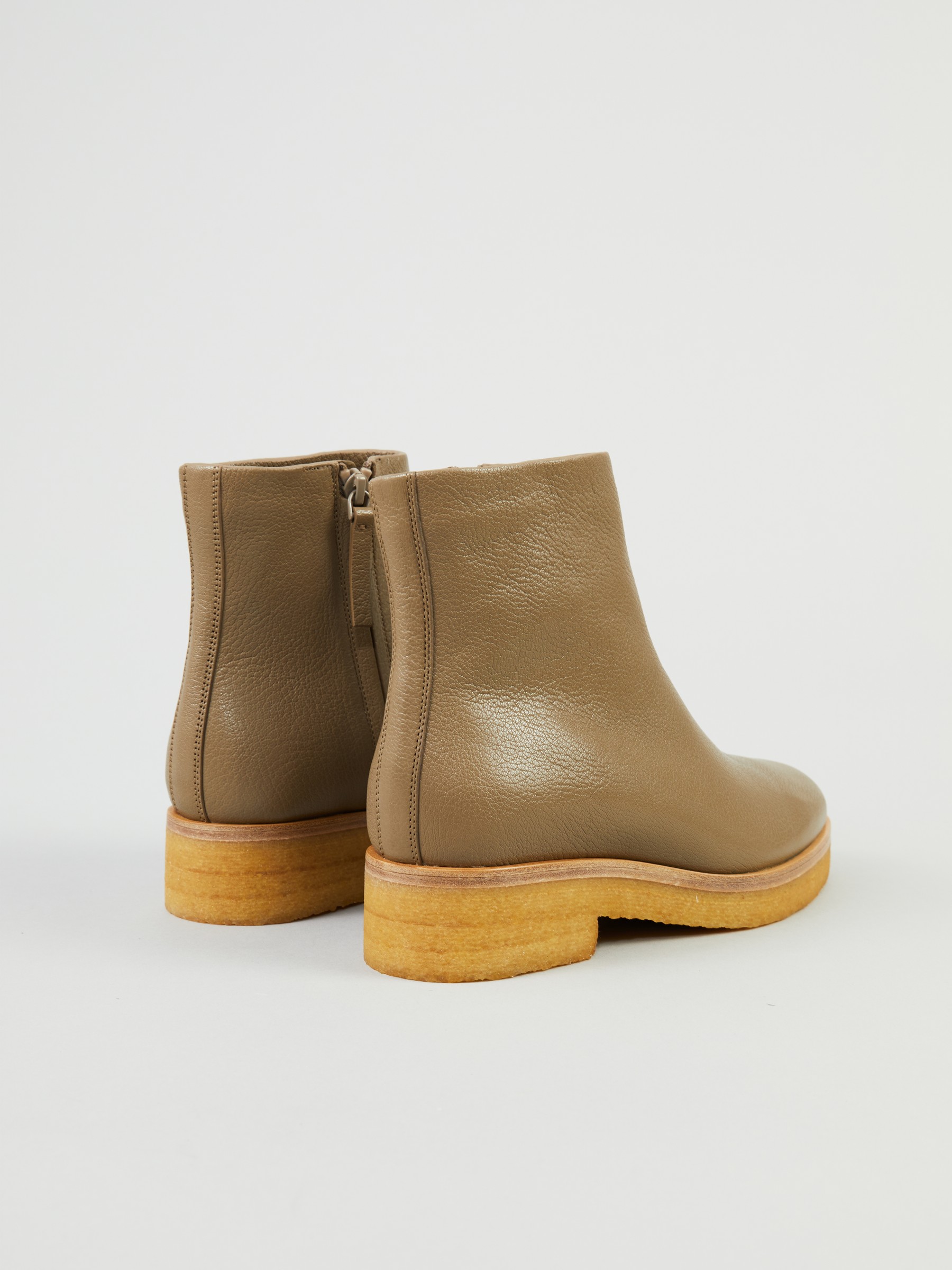 The Row Leather Boots 'Boris' Brown | Chelsea & Ankle Boots