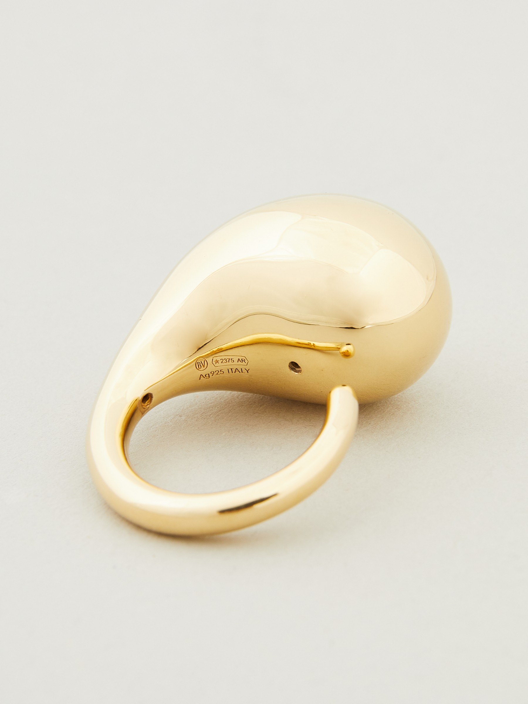Bottega Veneta Ring with Gold Finishing Gold | Rings