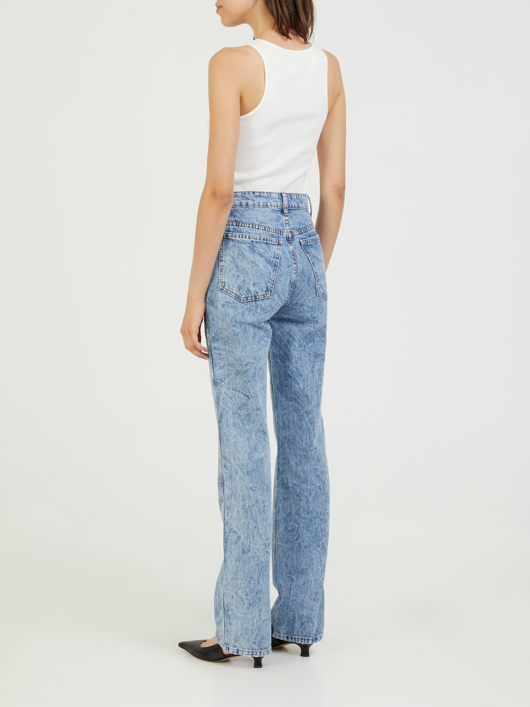 Danielle high-rise straight-leg jeans