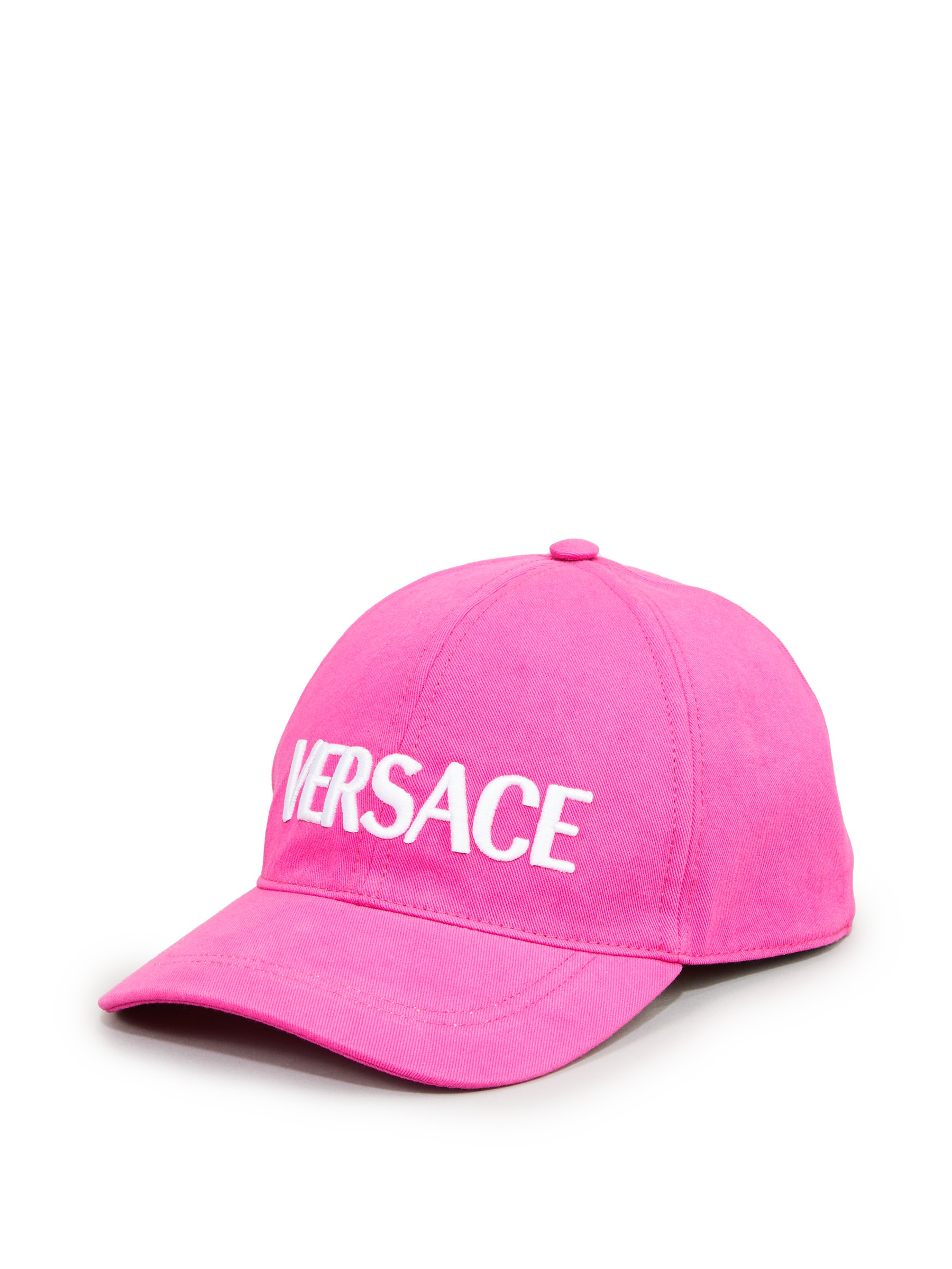Versace Cap mit Logo-Stickerei Pink | Hüte und Mützen