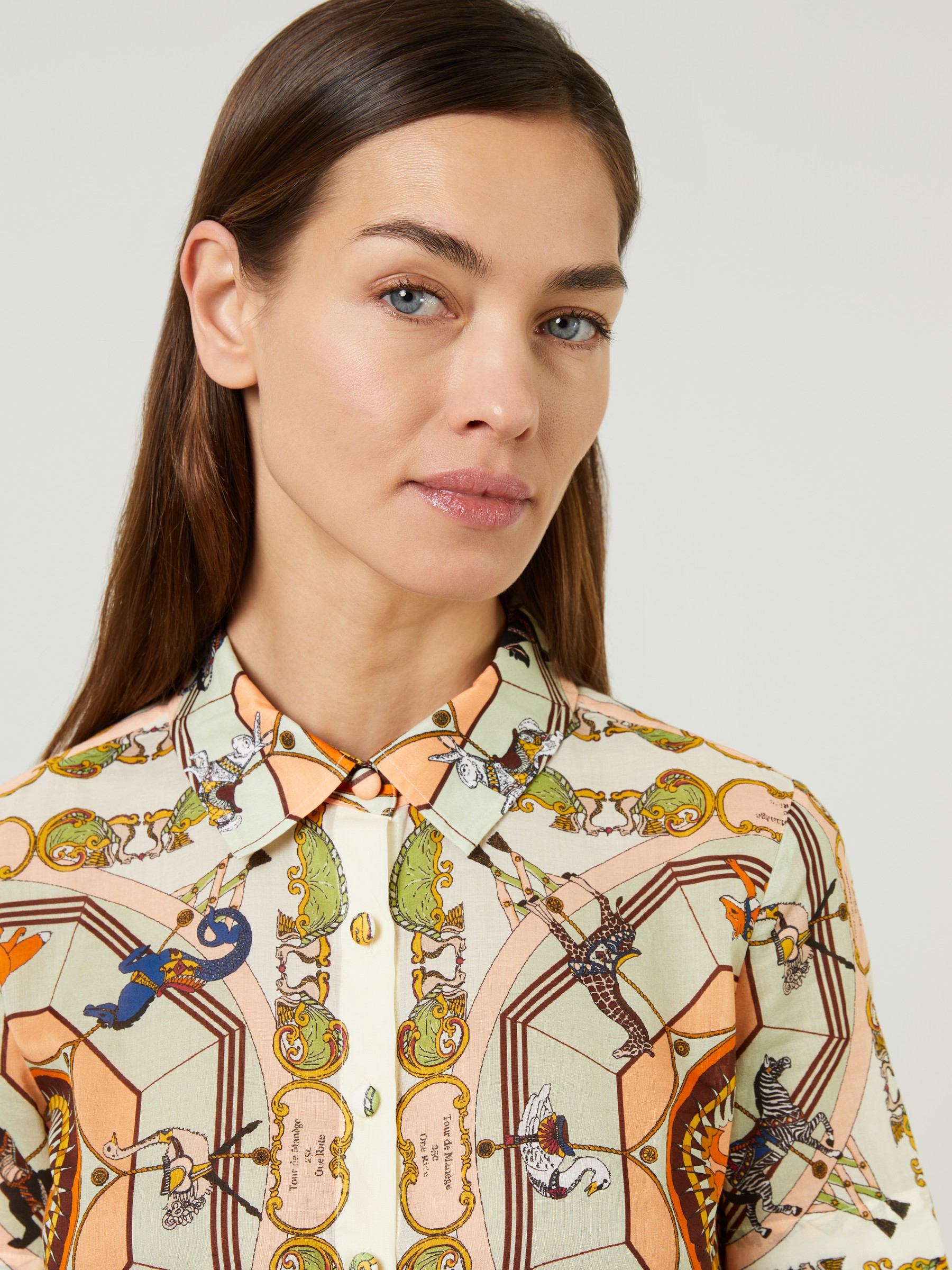 Tory Burch Printed blouse dress multi | Shirt Dresses