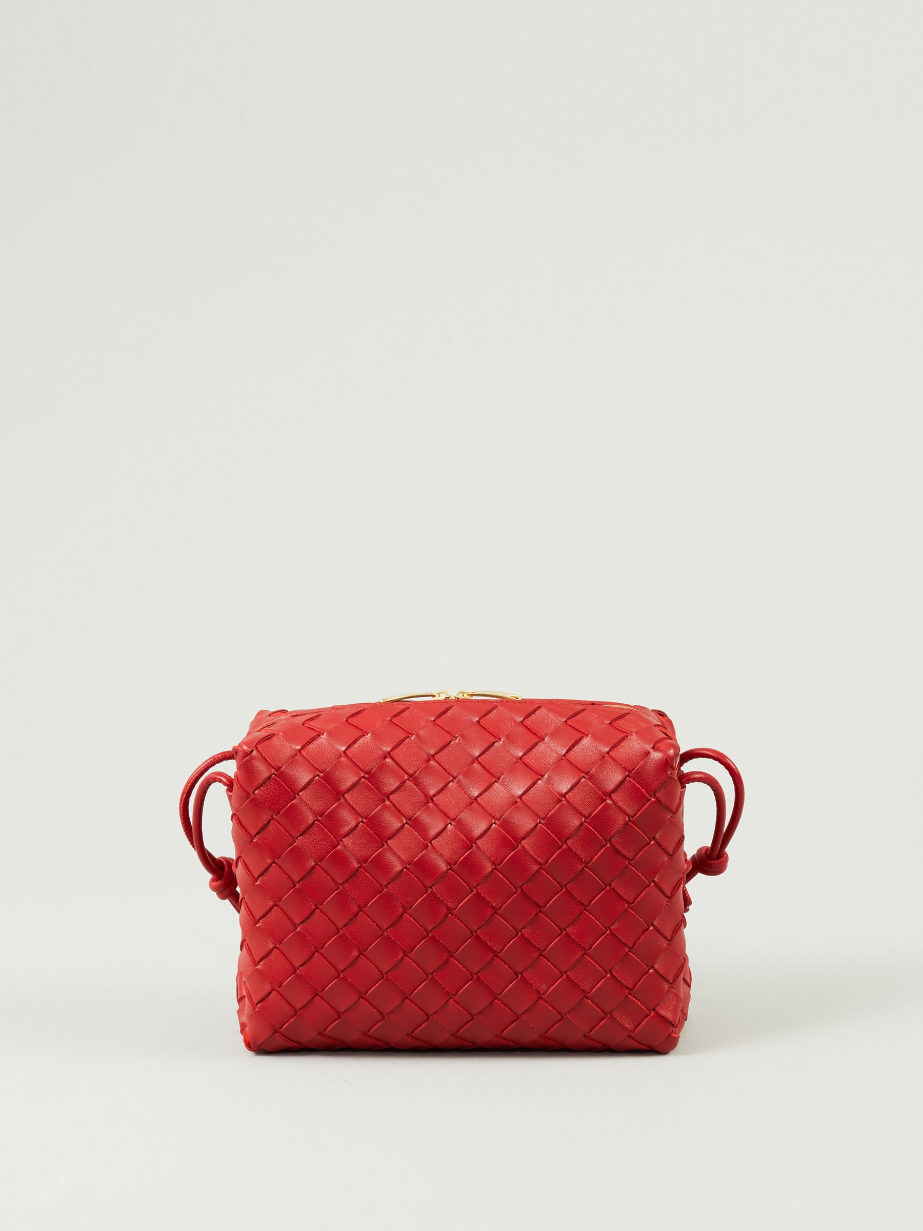 Red 'Loop Mini' shoulder bag Bottega Veneta - De-iceShops GW