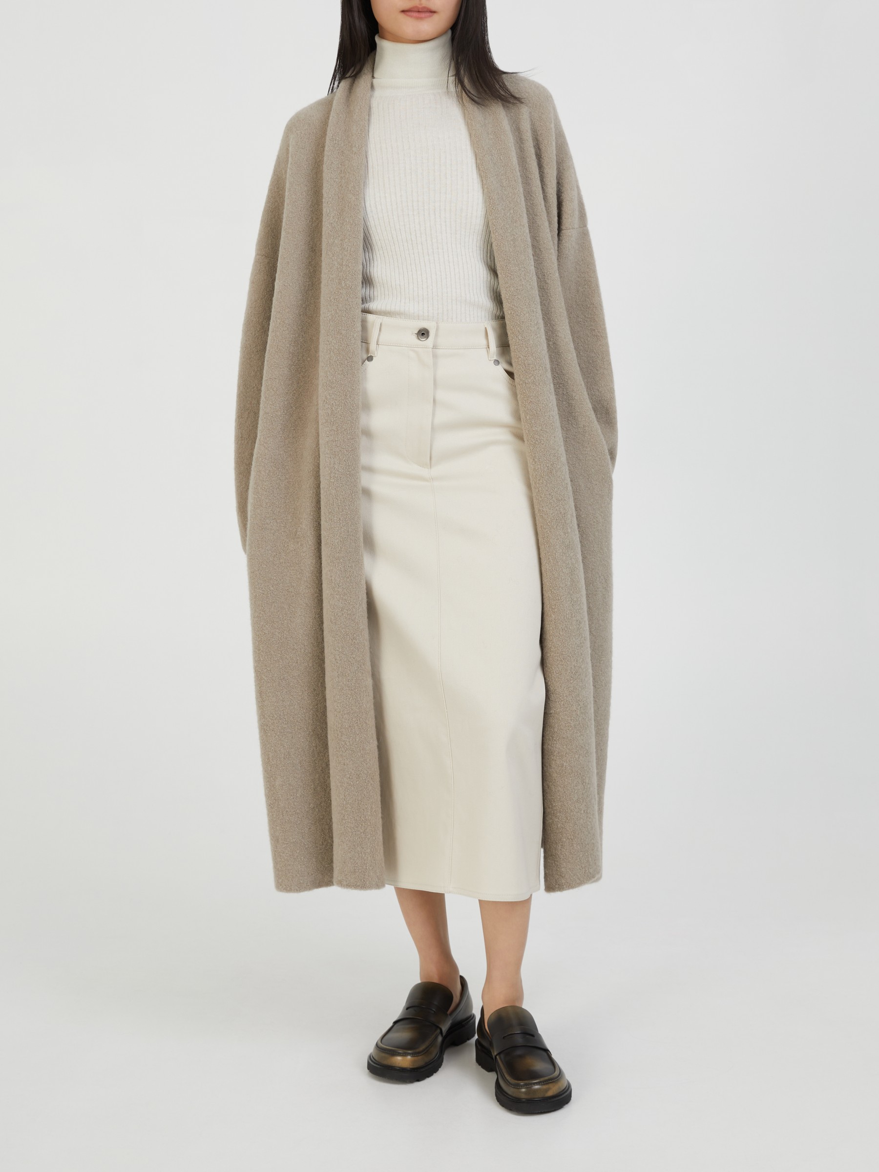 Lauren manoogian short sale shawl cardigan